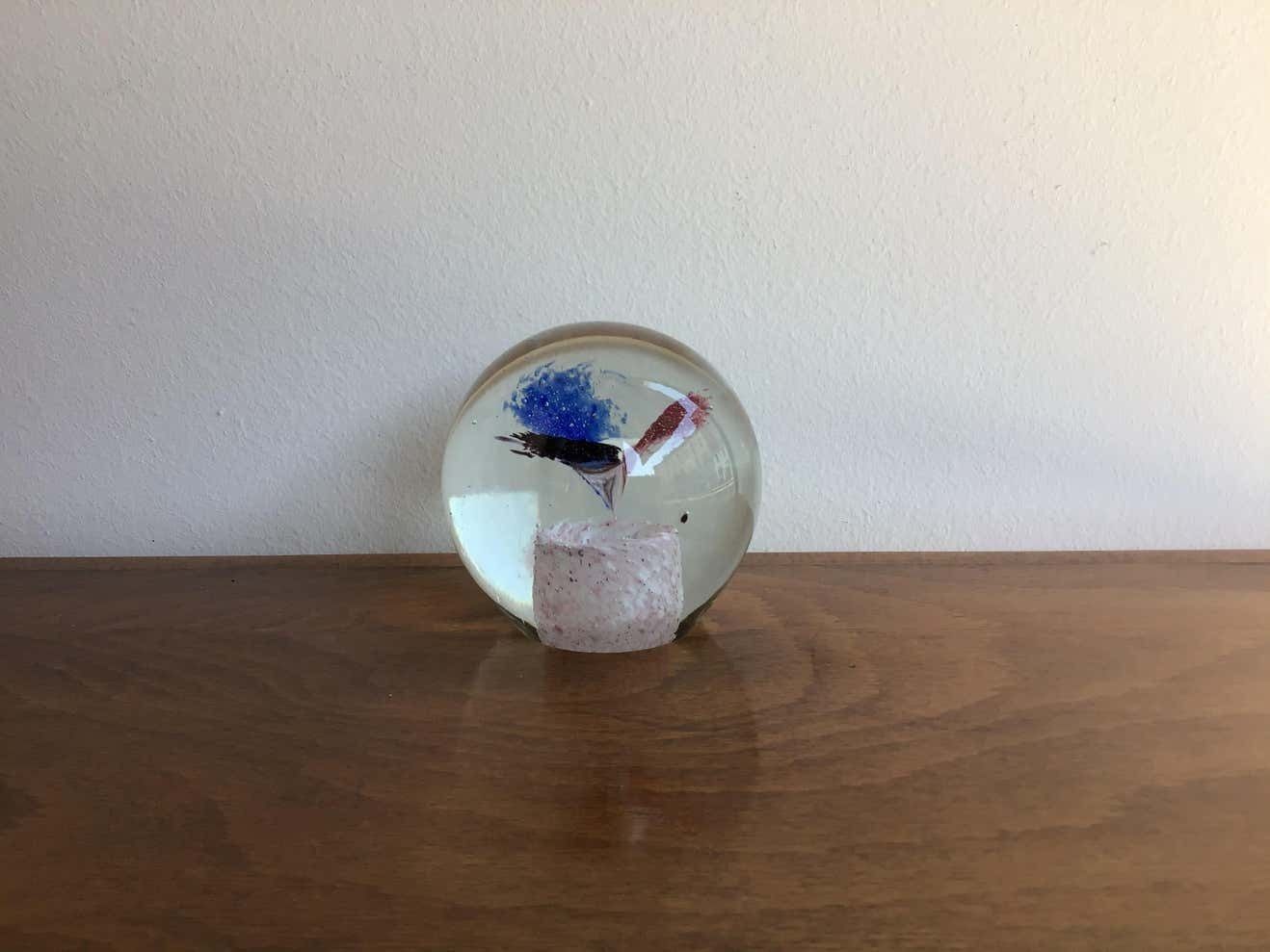 Home Decor Seguso Paperweight Murano Glass 1950 Italy photo