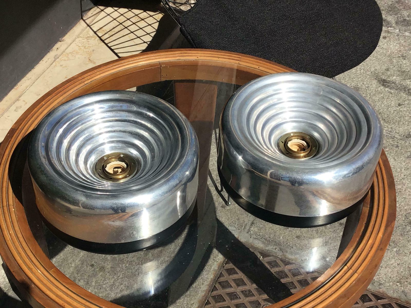Flos Ceilling Lights Metal Crome Metal 1970 Italy