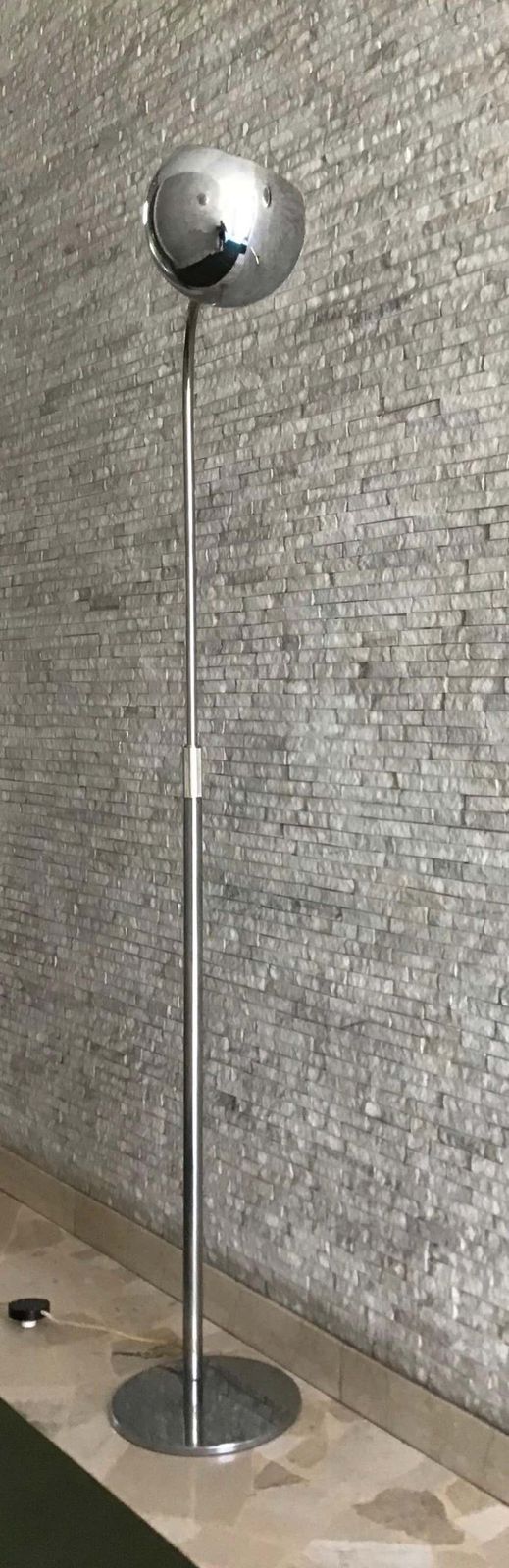 Sergio Asti Candle Floor Lamp 1960 Metal Chrom Italy photo 1359.0