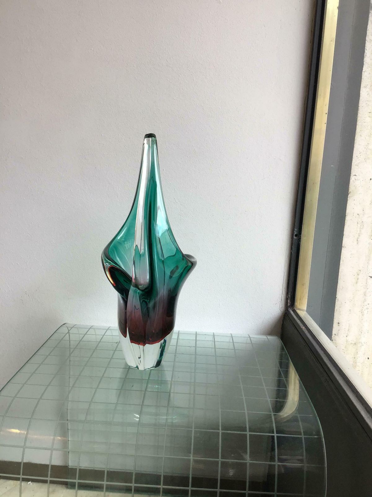 photo furniture Flavio Poli Vase Murano Glass, 1955, Italy