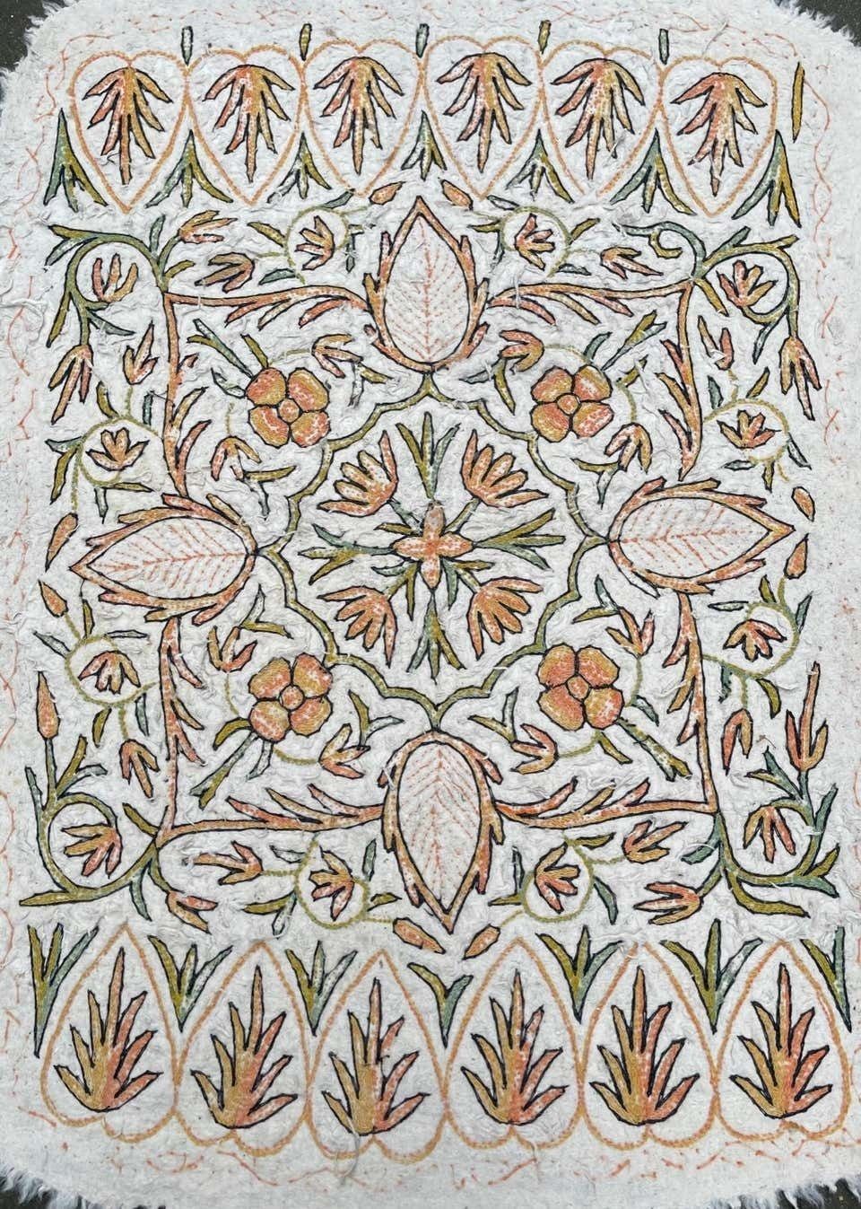 Vintage Handwoven Ivory Berber Rug Or Runner In The Style Of Elsa Gullberg photo buy