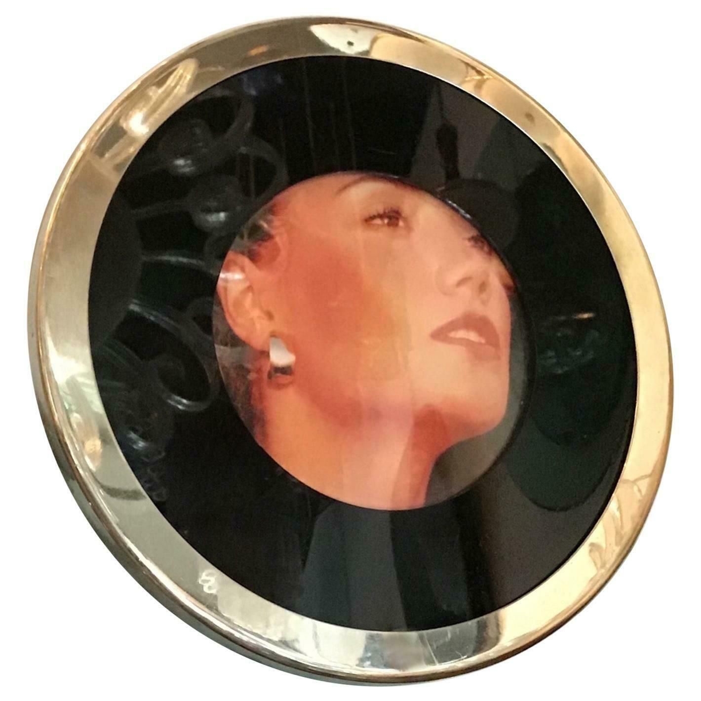 photo for sale Gabriella Crespi Stainless Steel Photo Frame, Italy, 1960