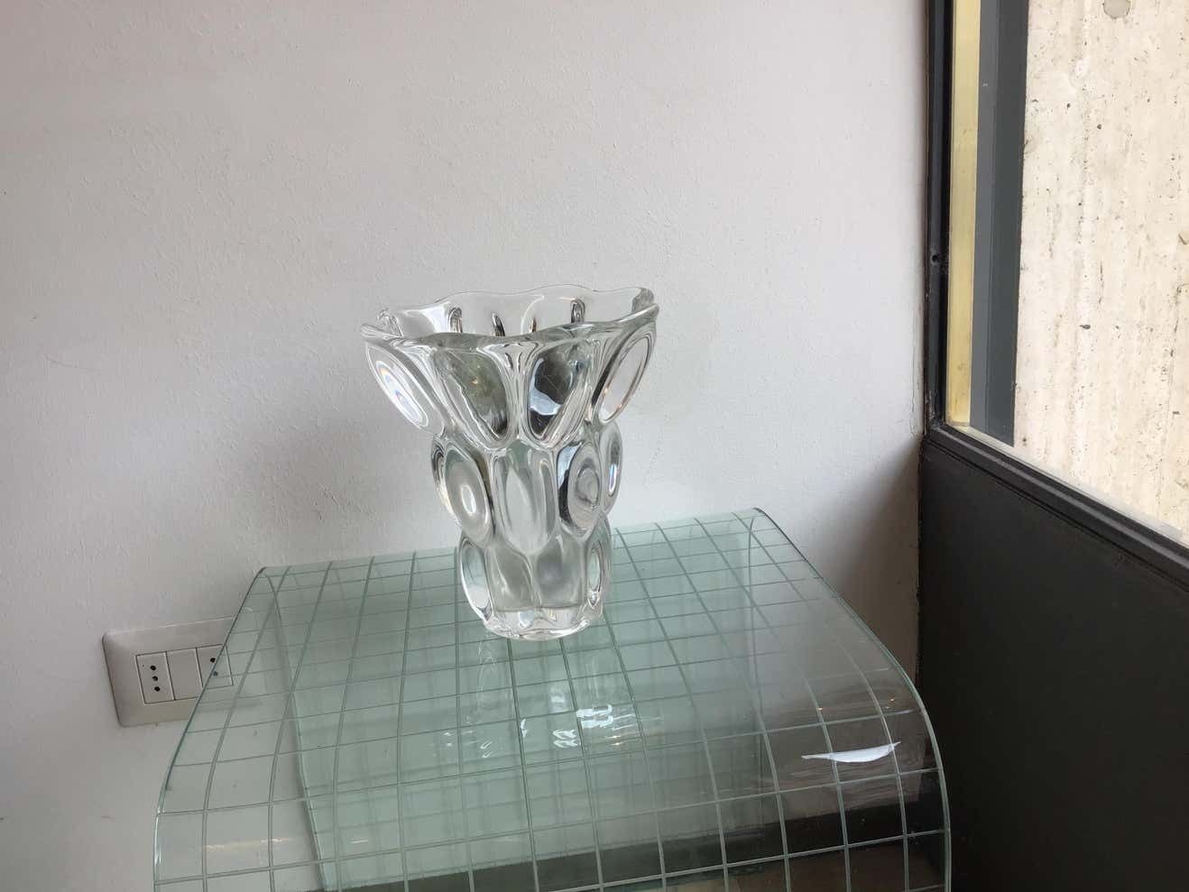 France Vase Bugnoni, 1940 Glass, France photo furniture