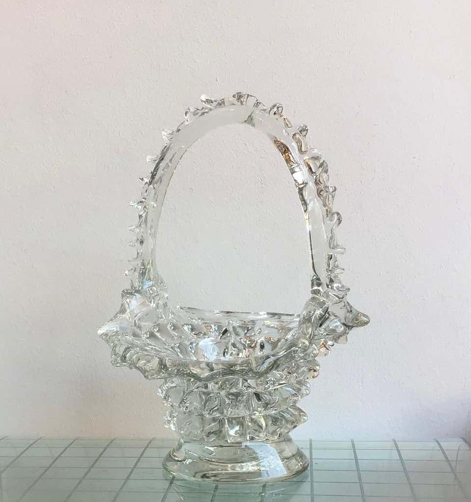 photo furniture Barovier E Toso Centrepiece “Rostrato” Murano Glass, 1940, Italy