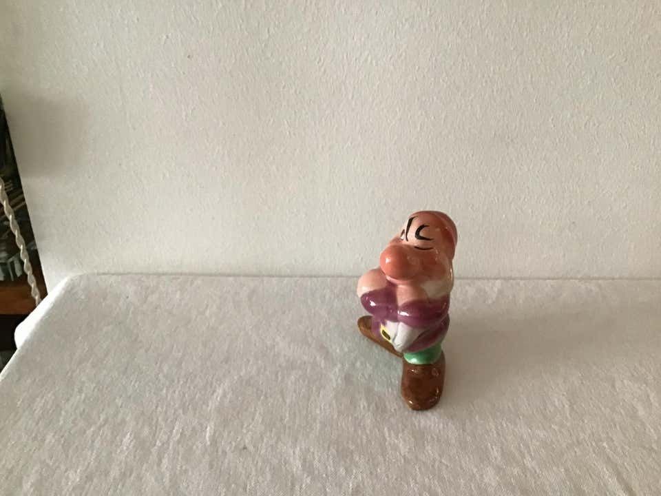 Home Decor Zaccagnini “Brontolo“ Snow White And The Seven Dwarfs, Ceramic Italian photo