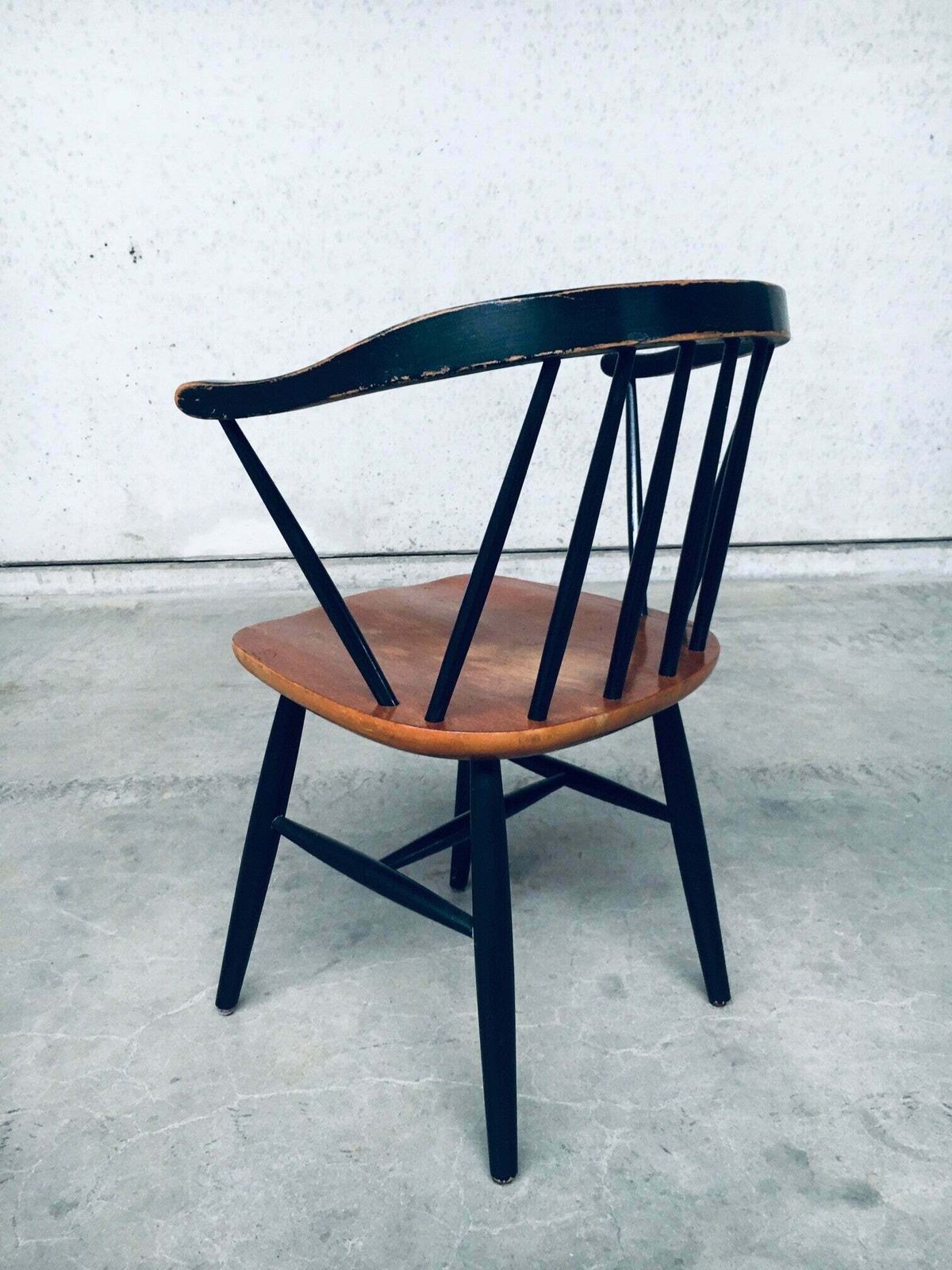 photo vintage Midcentury Modern Design "Fanett" Style Arm Chair Set, Denmark 1950's