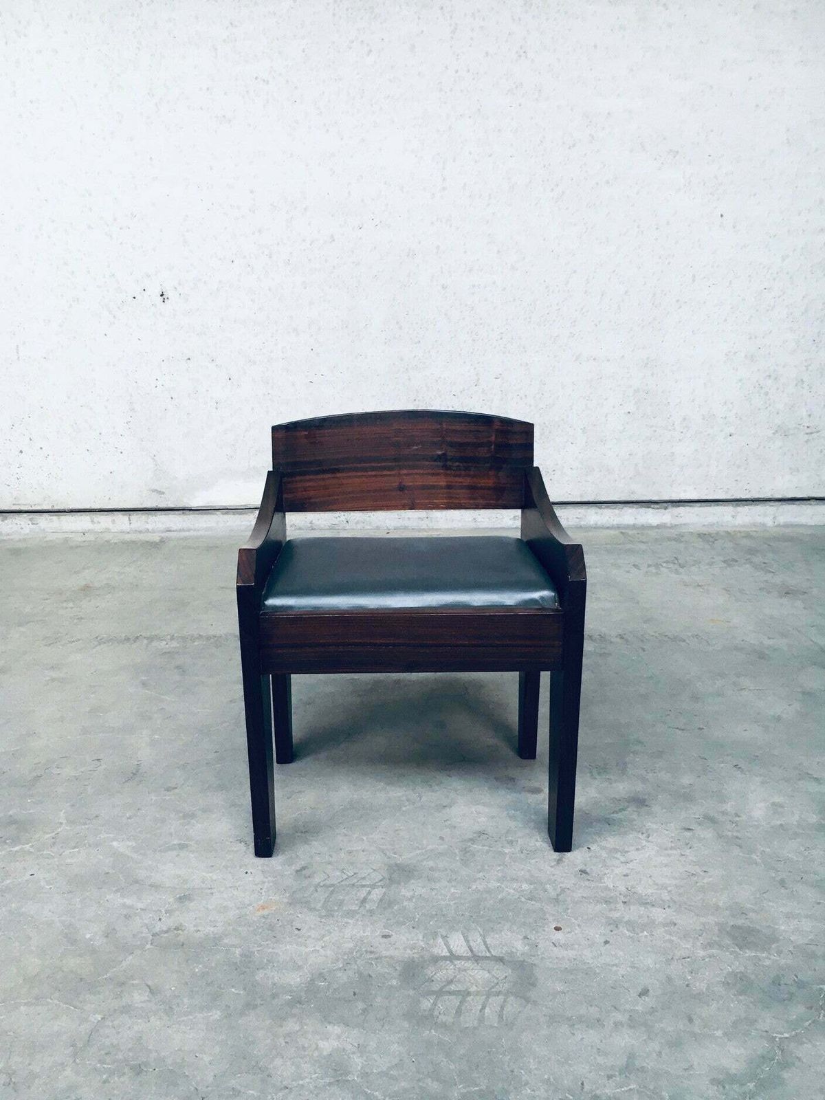 Midcentury Modern Brazilian Design Palissander Side Chair, 1950's photo Furniture