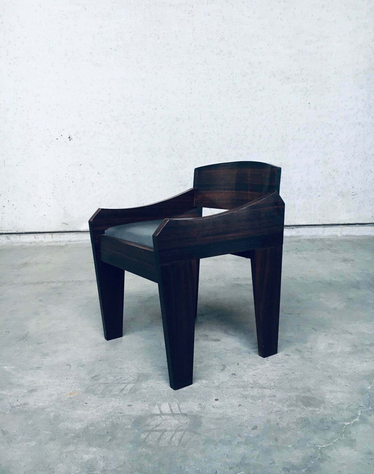 Midcentury Modern Brazilian Design Palissander Side Chair, 1950's photo vintage