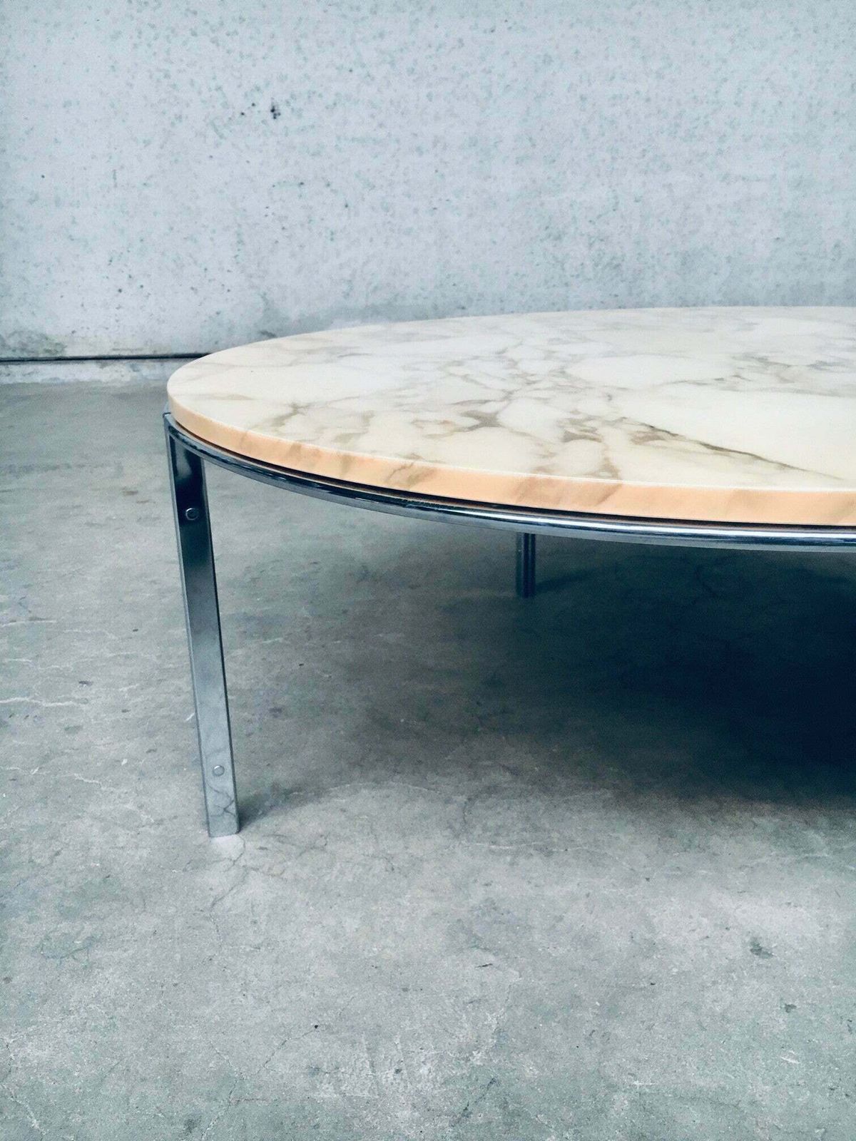 photo vintage Midcentury Modern Italian Design Marble Coffee Table, 1960's Italy