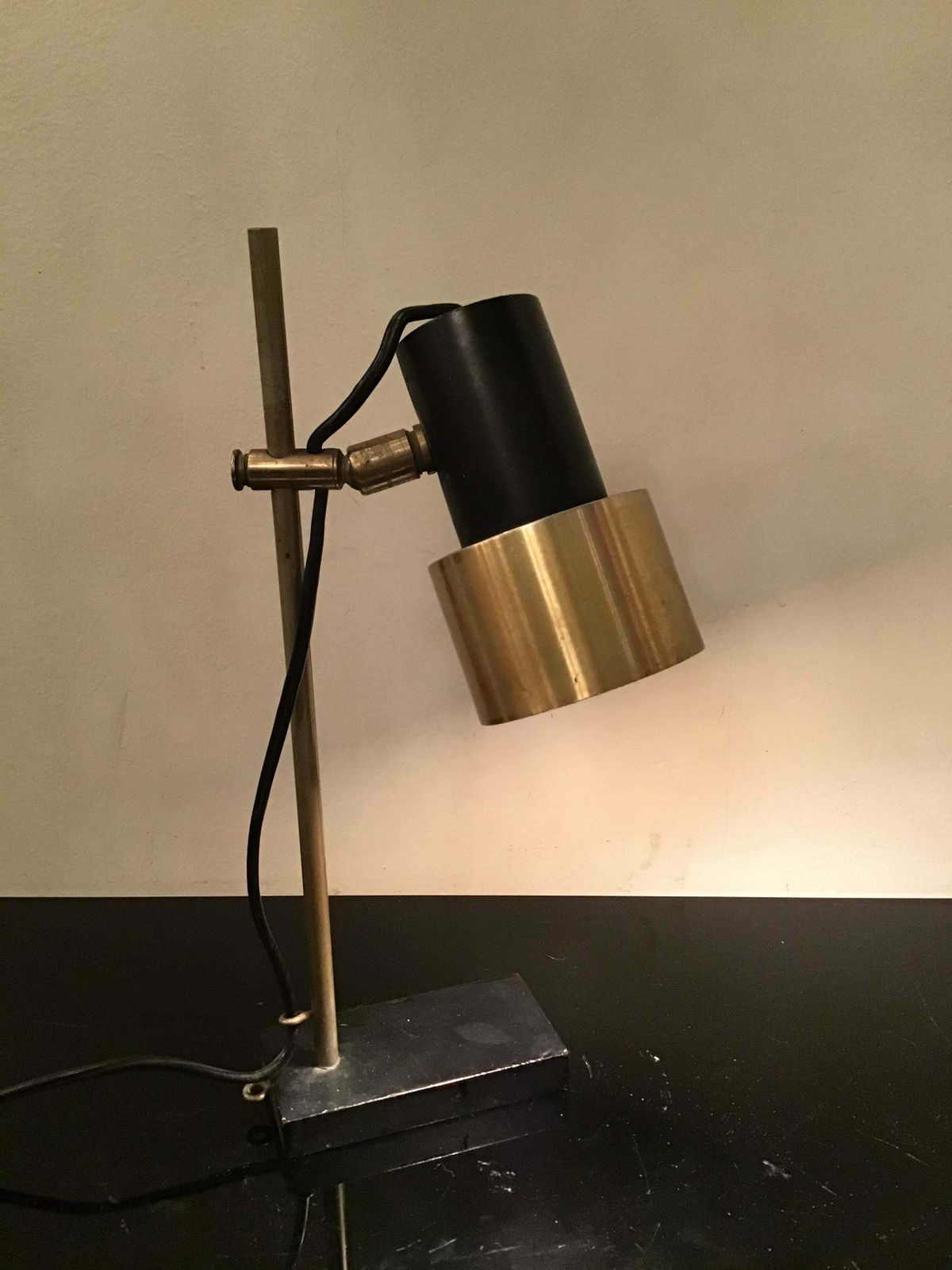 815.0 Stilux Table Lamp Metal And Metal Crome 1950 Italy photo