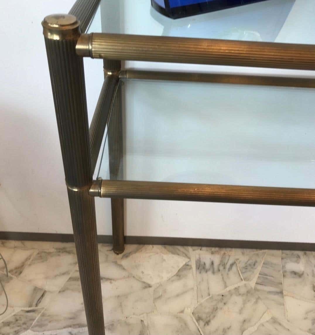 Luciano Frigerio Console Brass, 1955, Italy photo vinterior
