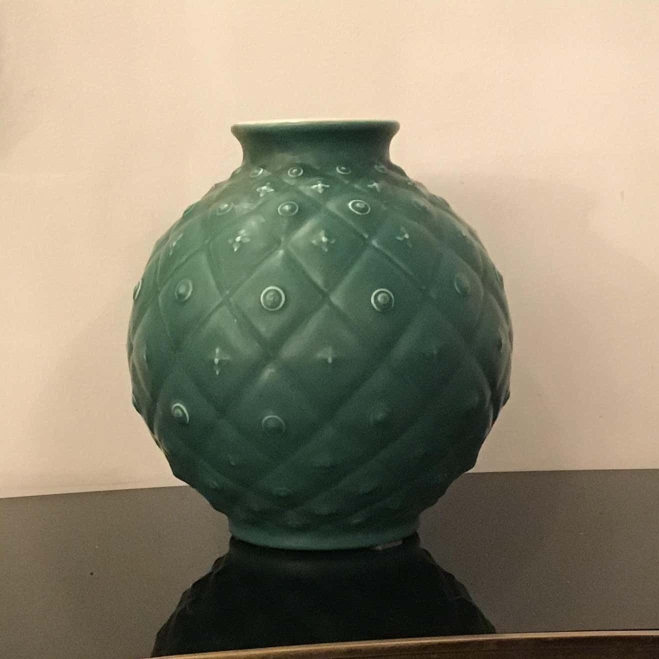 Richard Ginori Giovanni Gariboldi Vase Ceramic, 1950, Italy photo 2264.0