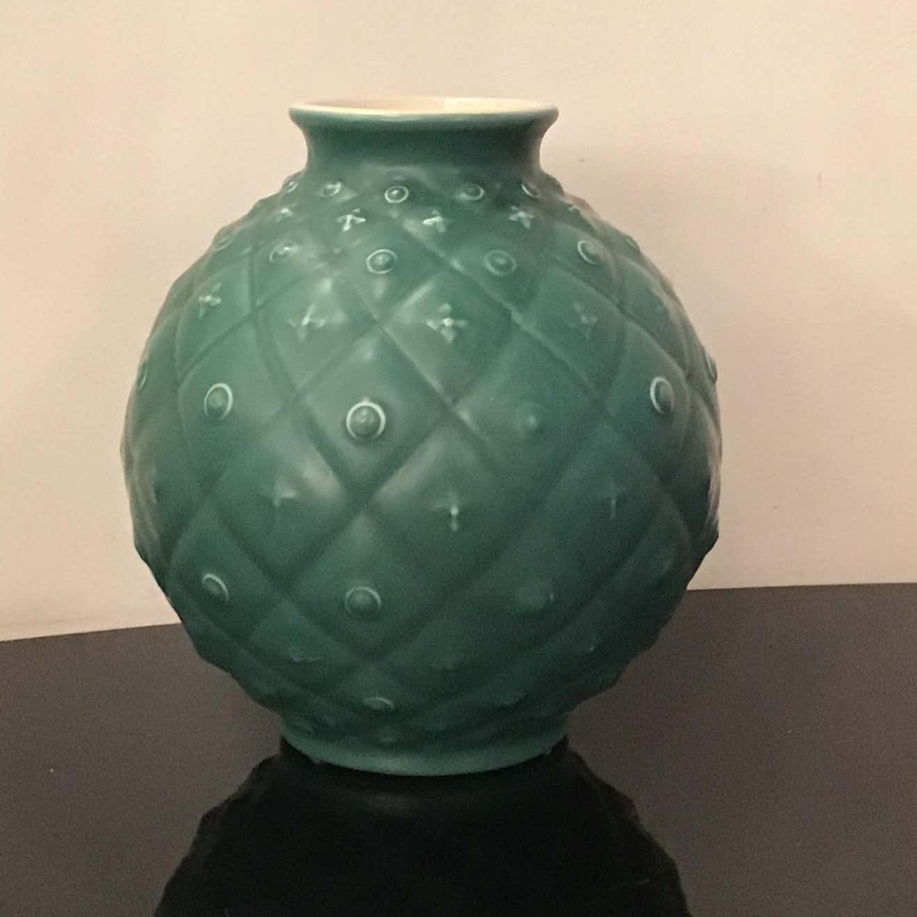 photo vinterior Richard Ginori Giovanni Gariboldi Vase Ceramic, 1950, Italy