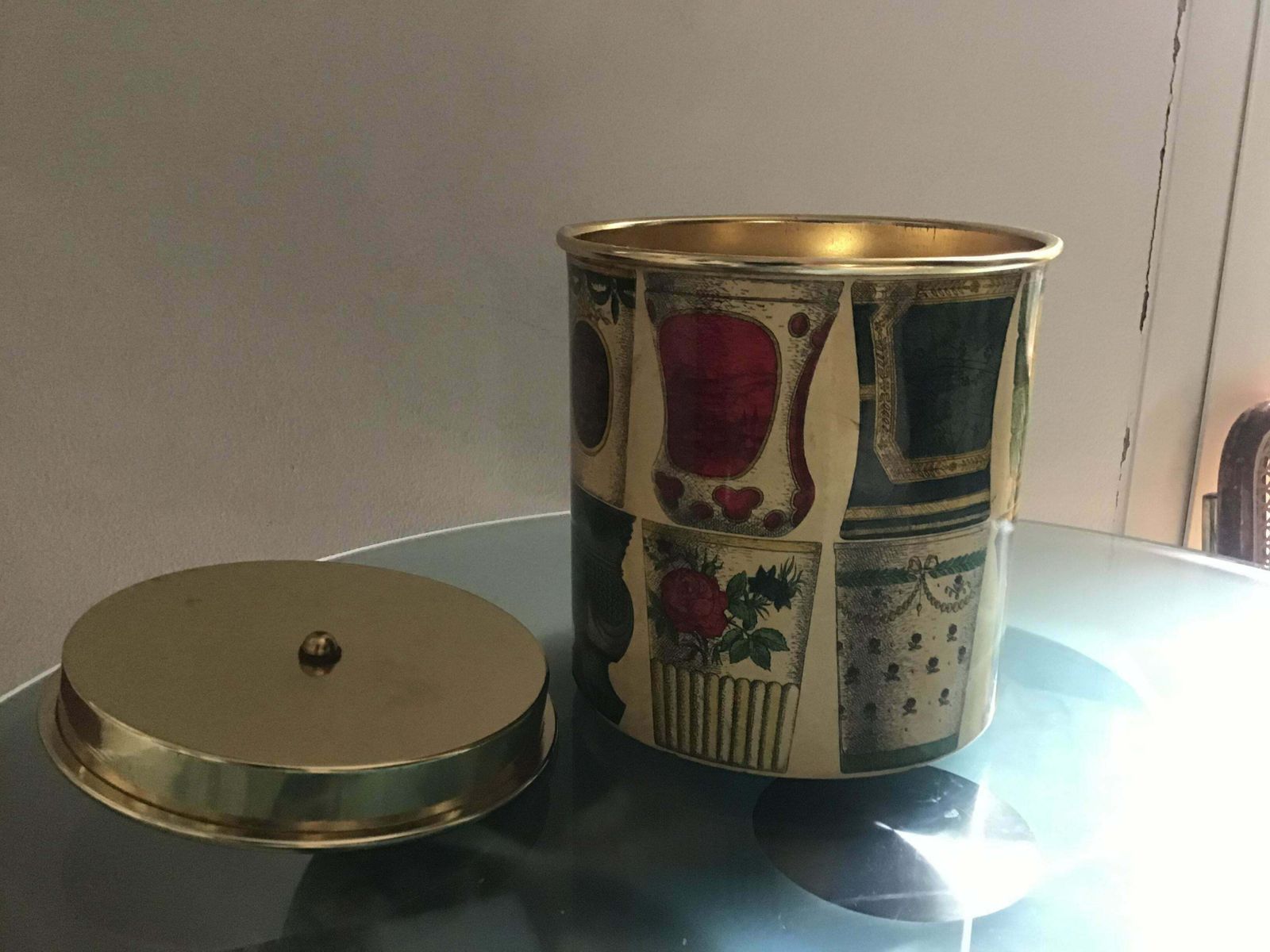 photo furniture Piero Fornasetti Hice Holder Brass Metal 1955 Italy
