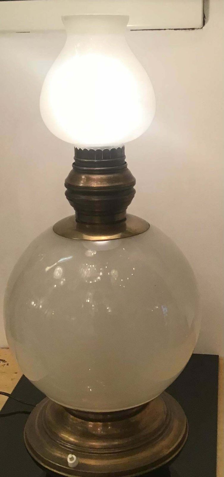 Azucena Luigi Caccia Dominioni Table Lamp Brass Glass, 1950, Italy photo 3170.0