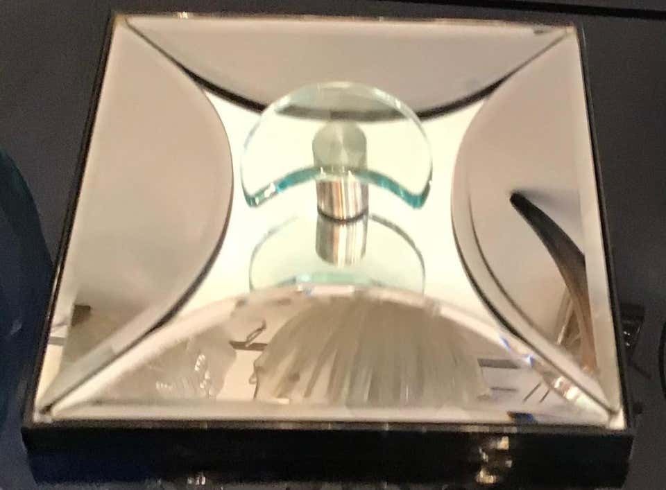 Fontana Arte Coat Hanger For Entrance Or Bathroom Metal Crome Wood Glass 1970 It photo furniture