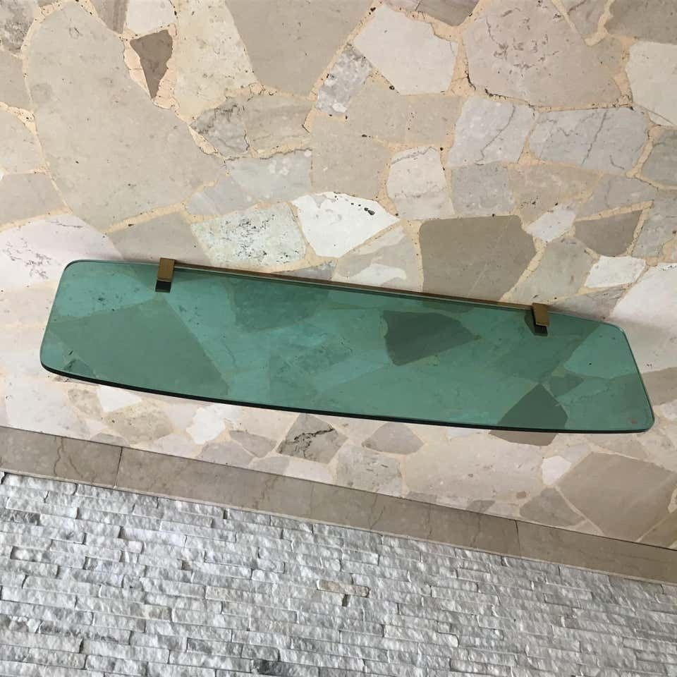 Furniture Fontana Arte Consolle Brass Glass 1960 Italy photo
