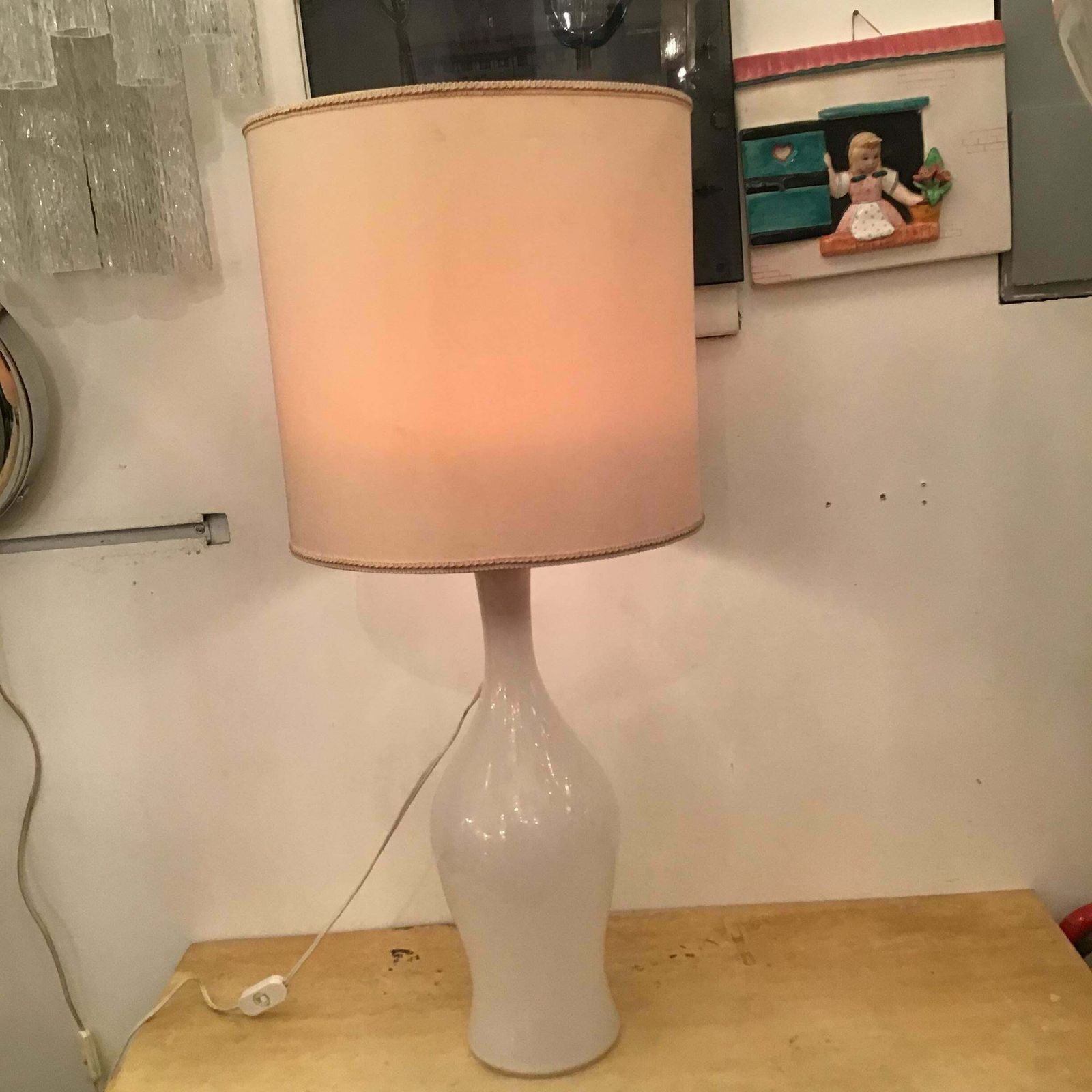 Lighting Venini Table Lamp Signed Venini Murano Glass 1960 Italy photo
