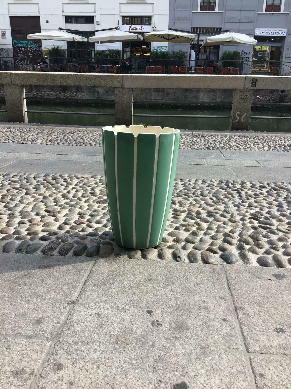 Home Decor Richard Ginori Giovanni Gariboldi Vase Ceramic 1950 Italy photo