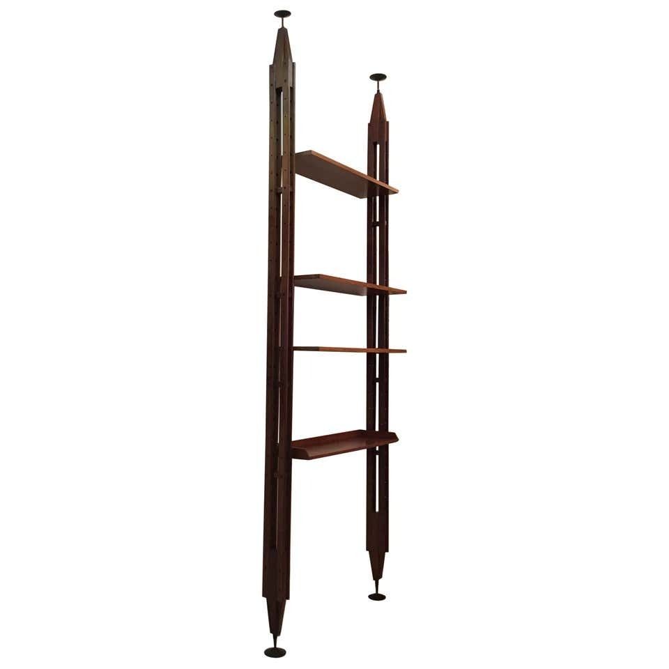 Franco Albini Library “Poggi” Wood Metal Iron, 1955, Italy
