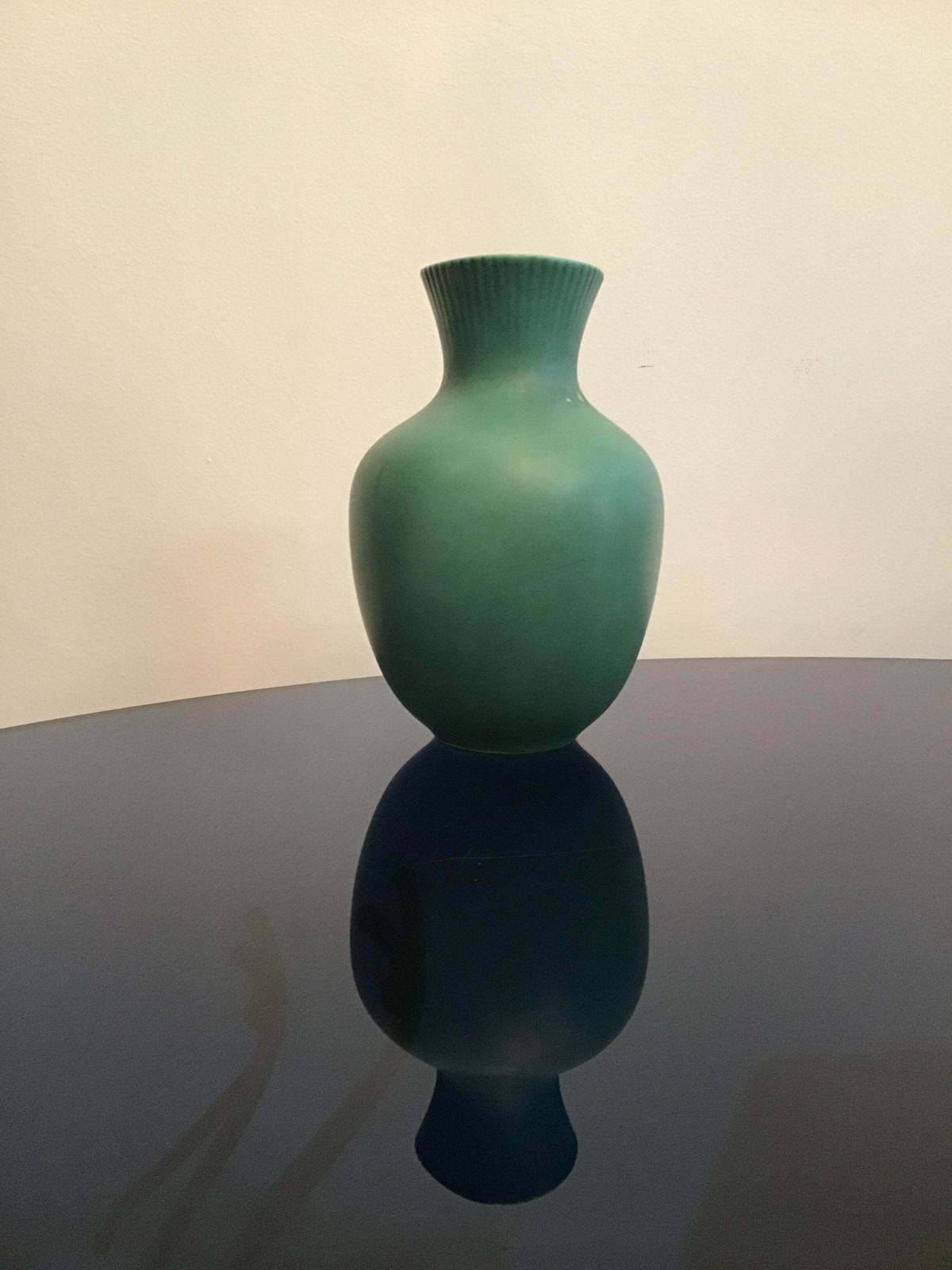Richard Ginori “Giovanni Gariboldi “Vase Ceramic, 1950, Italy photo vinterior