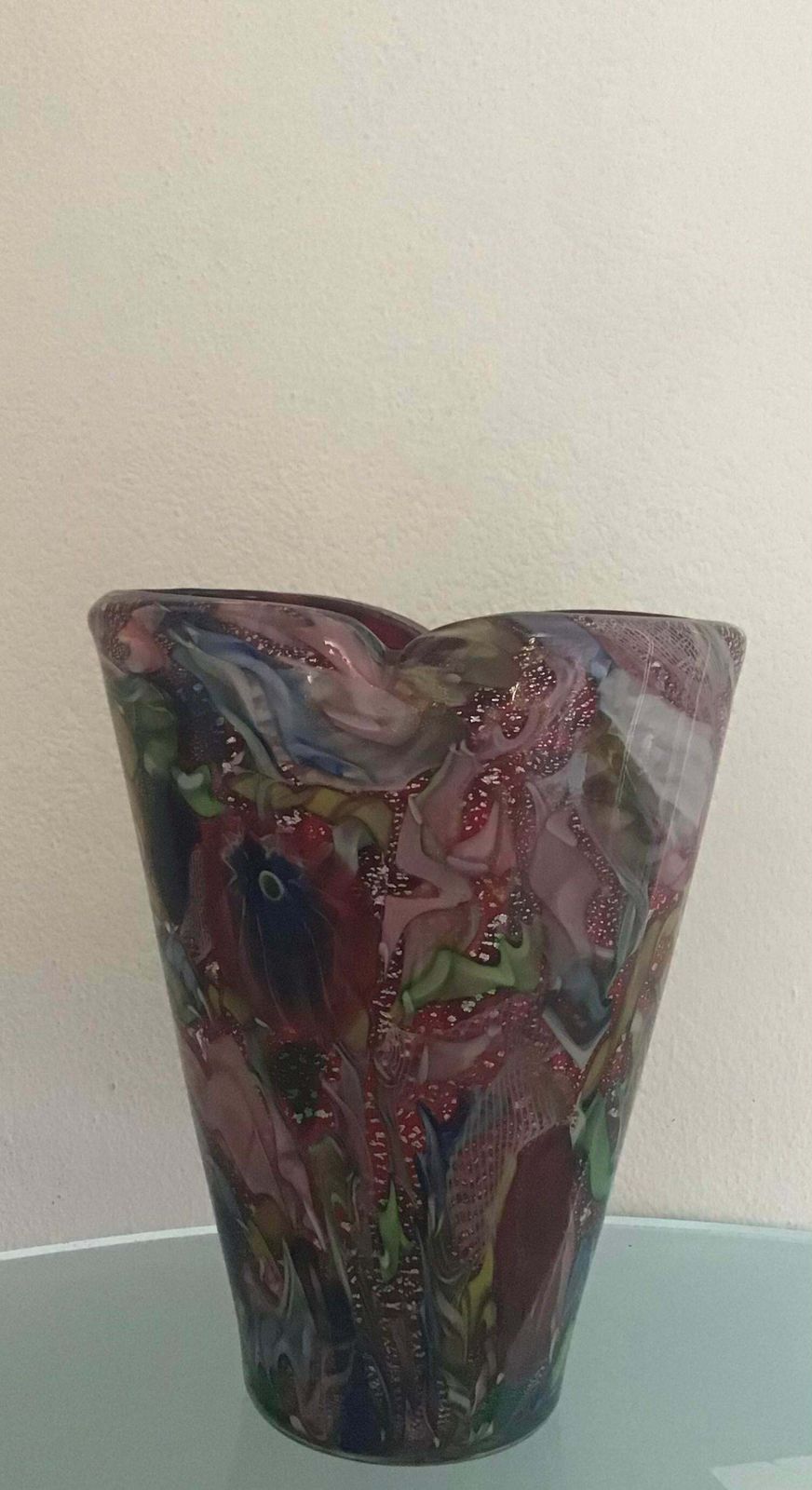 photo furniture Aureliano Toso #Dino Martens# Vase Murano Glass 1950 Italy