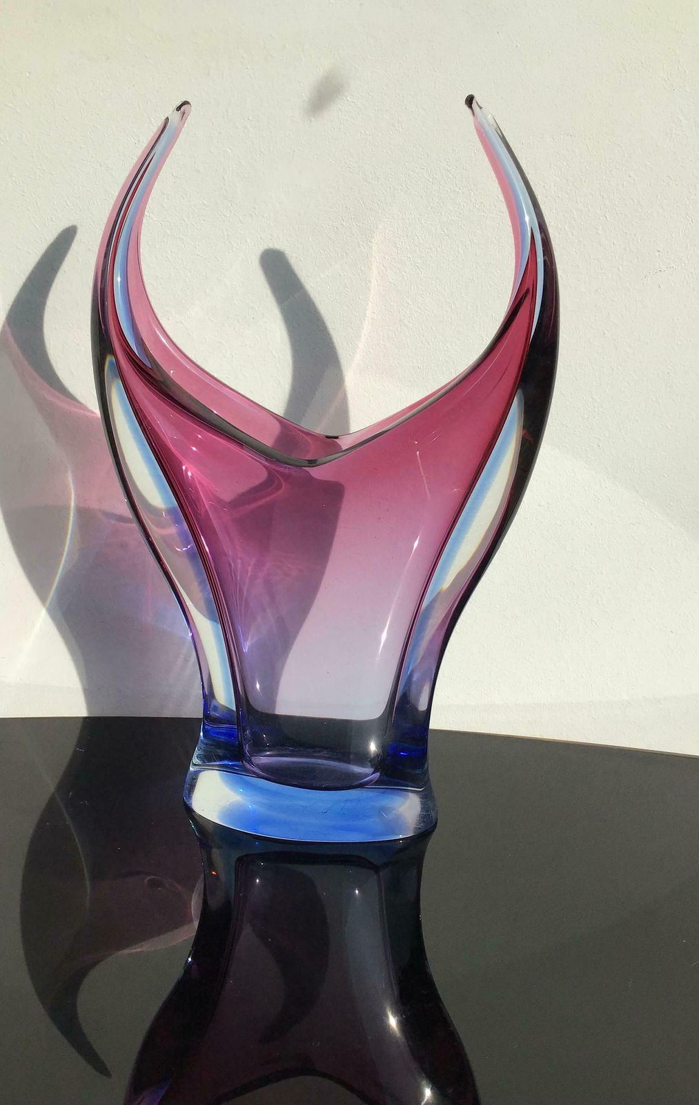 Seguso Flavio Poli Vase Murano Glass, 1950, Italy photo 2712.0