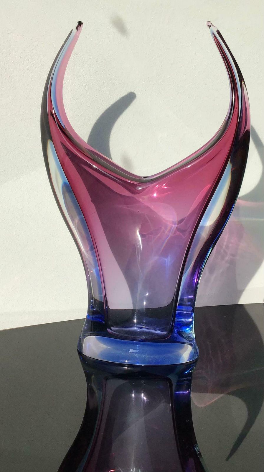 Seguso Flavio Poli Vase Murano Glass, 1950, Italy photo buy
