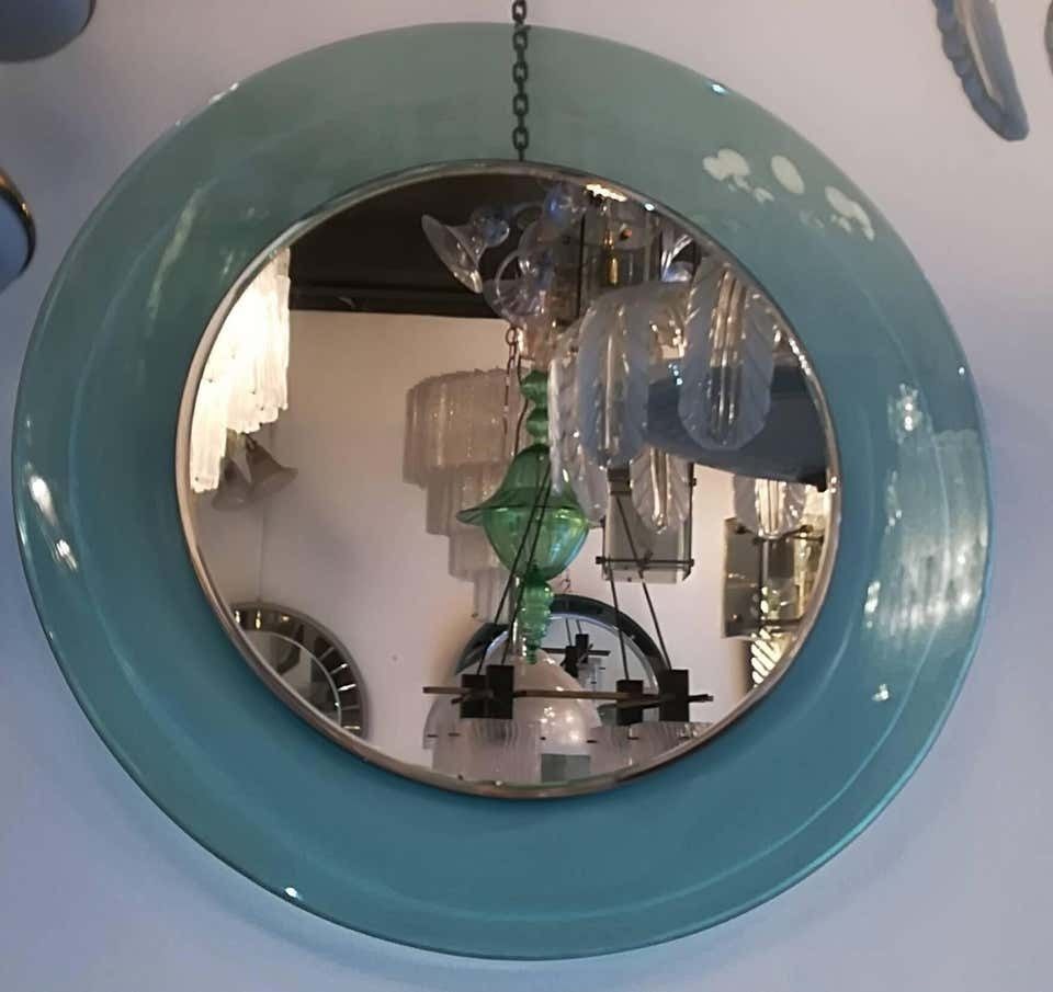 1950 Cristal Arte Brass And Crystal, Green photo for sale