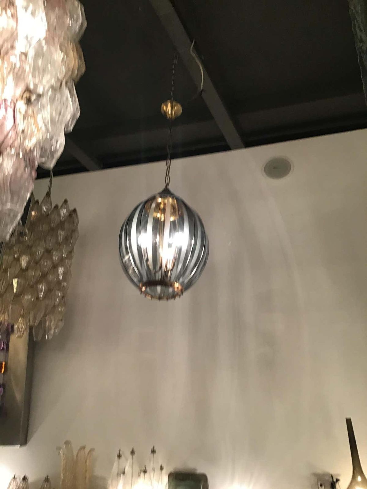 Cristal Arte Chandelier Glass Metal, 1950, Italy photo furniture
