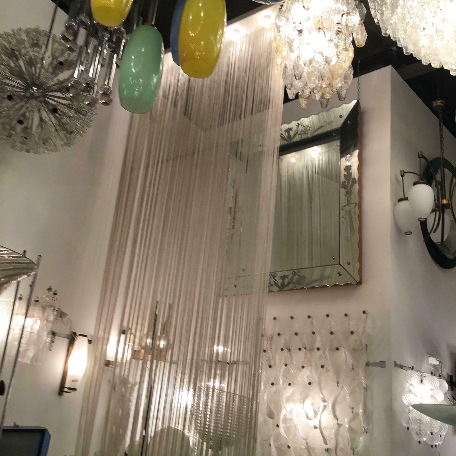 Mariyo Yagi For Syrrah #Garbo # Chandelier 1976 Nylon Metal Italy photo furniture