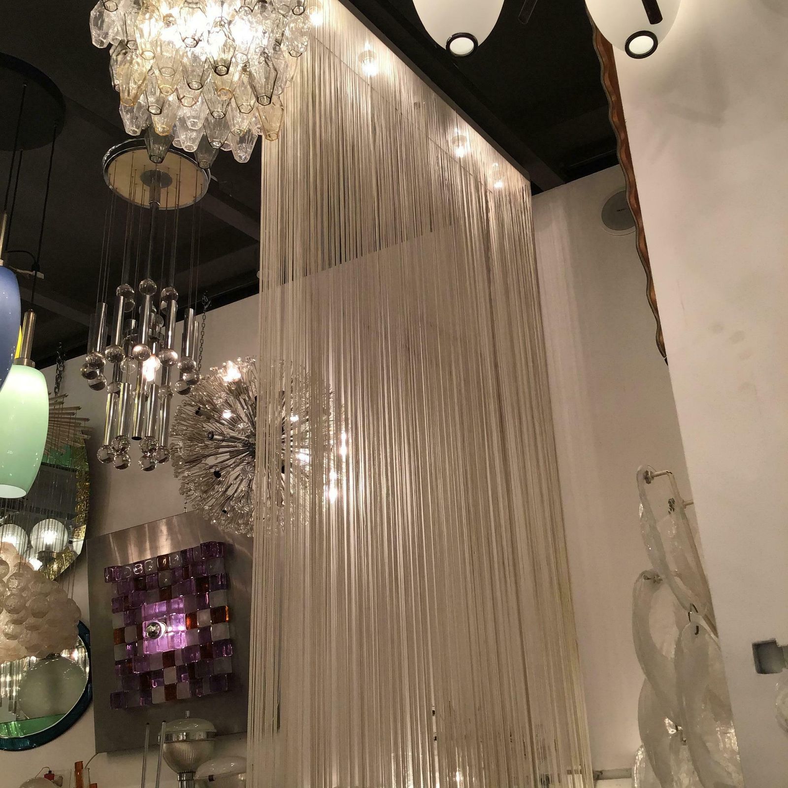 Mariyo Yagi For Syrrah #Garbo # Chandelier 1976 Nylon Metal Italy photo buy