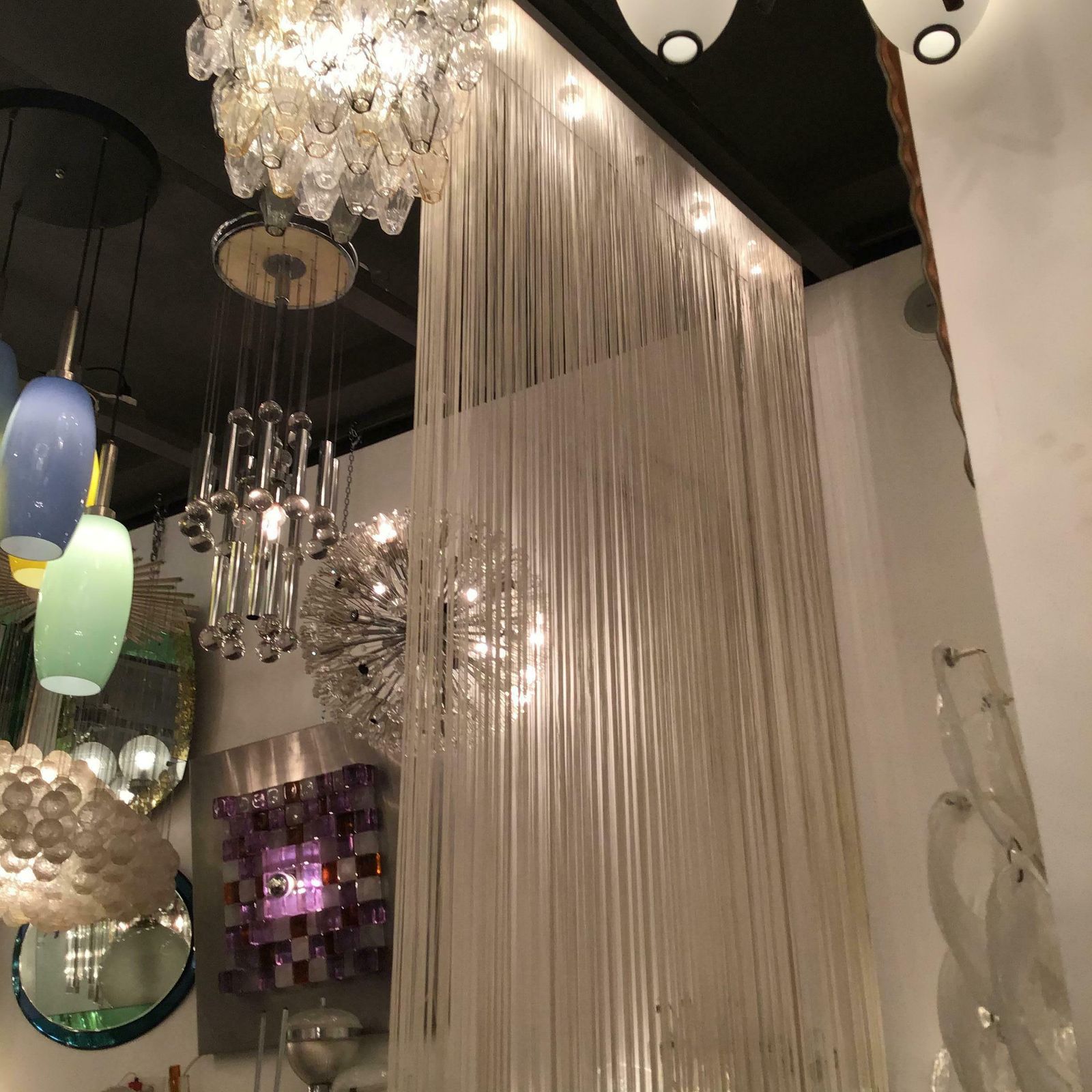 photo for sale Mariyo Yagi For Syrrah #Garbo # Chandelier 1976 Nylon Metal Italy