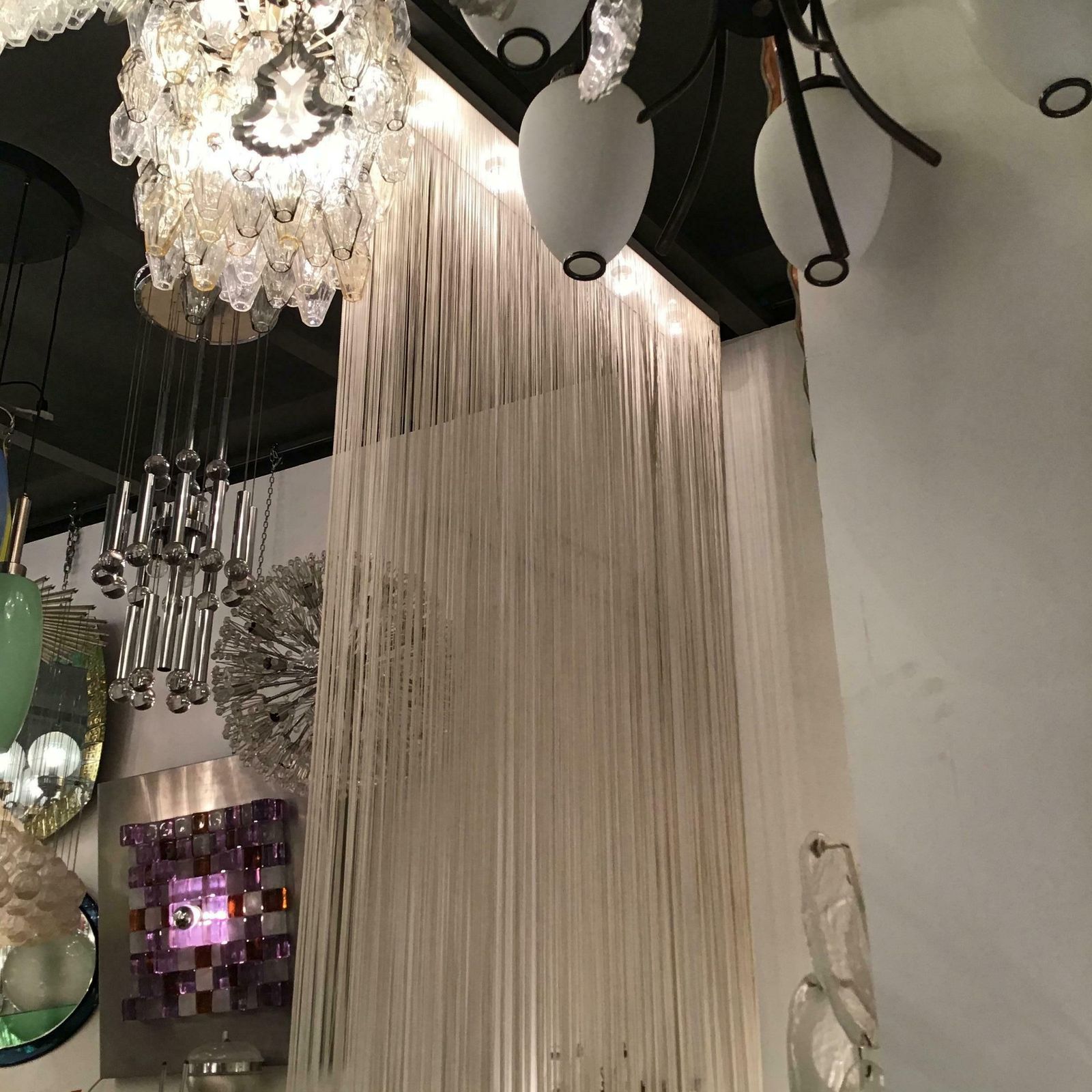 3164.0 Mariyo Yagi For Syrrah #Garbo # Chandelier 1976 Nylon Metal Italy photo