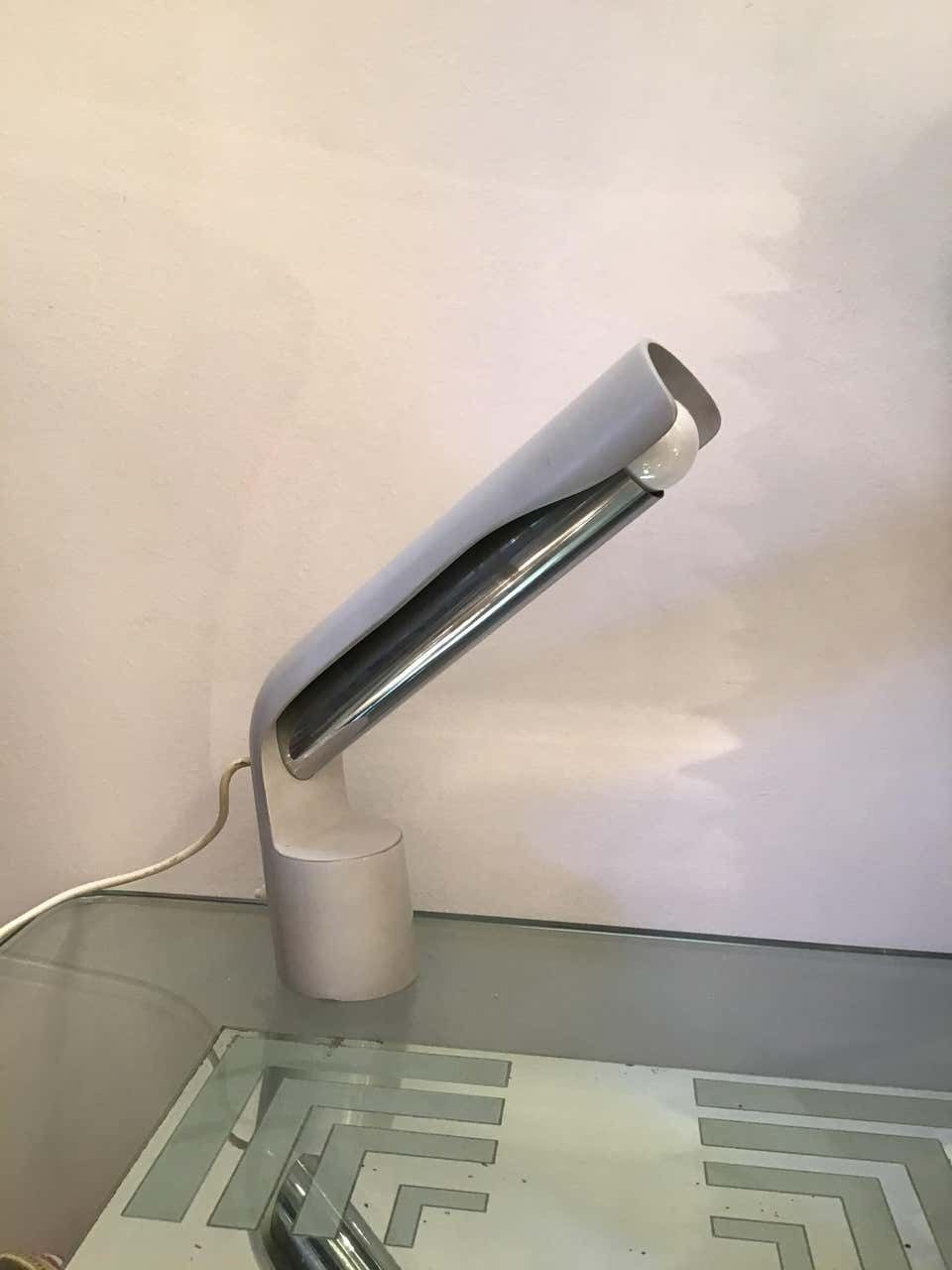 photo for sale Fontana Arte “Pugno” “Richard Carruthers” Metal Crome 1970 Italy