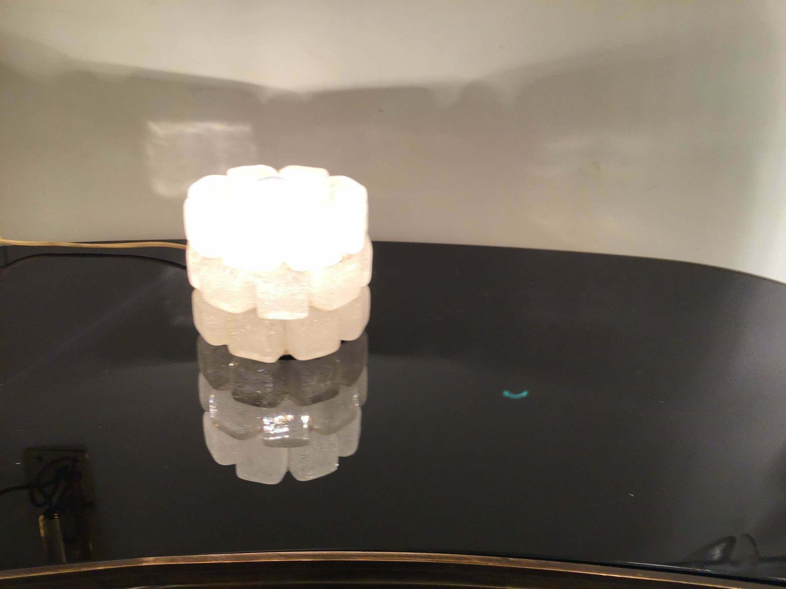 Albano Poli Poliarte Table Lamp Murano Glass 1960 Italy photo furniture