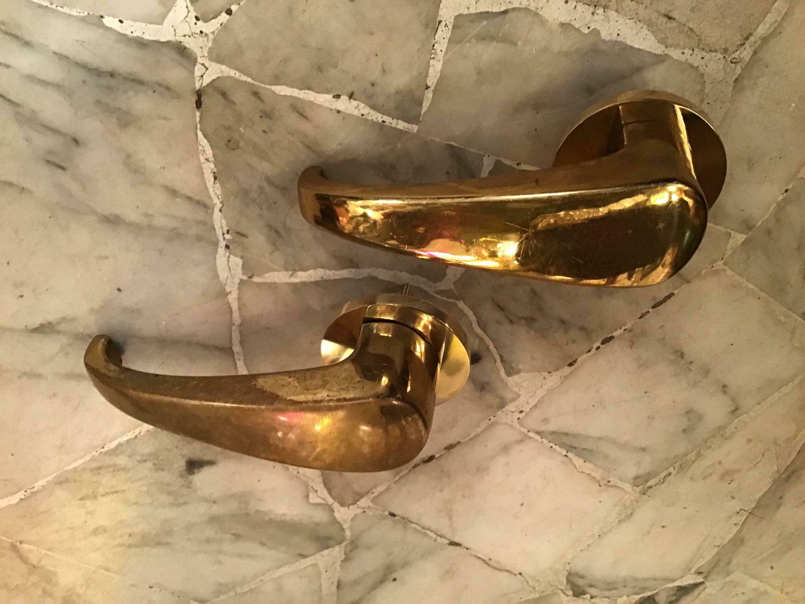 Gio’ Ponti Handles Brass, 1950, Italy photo vinterior