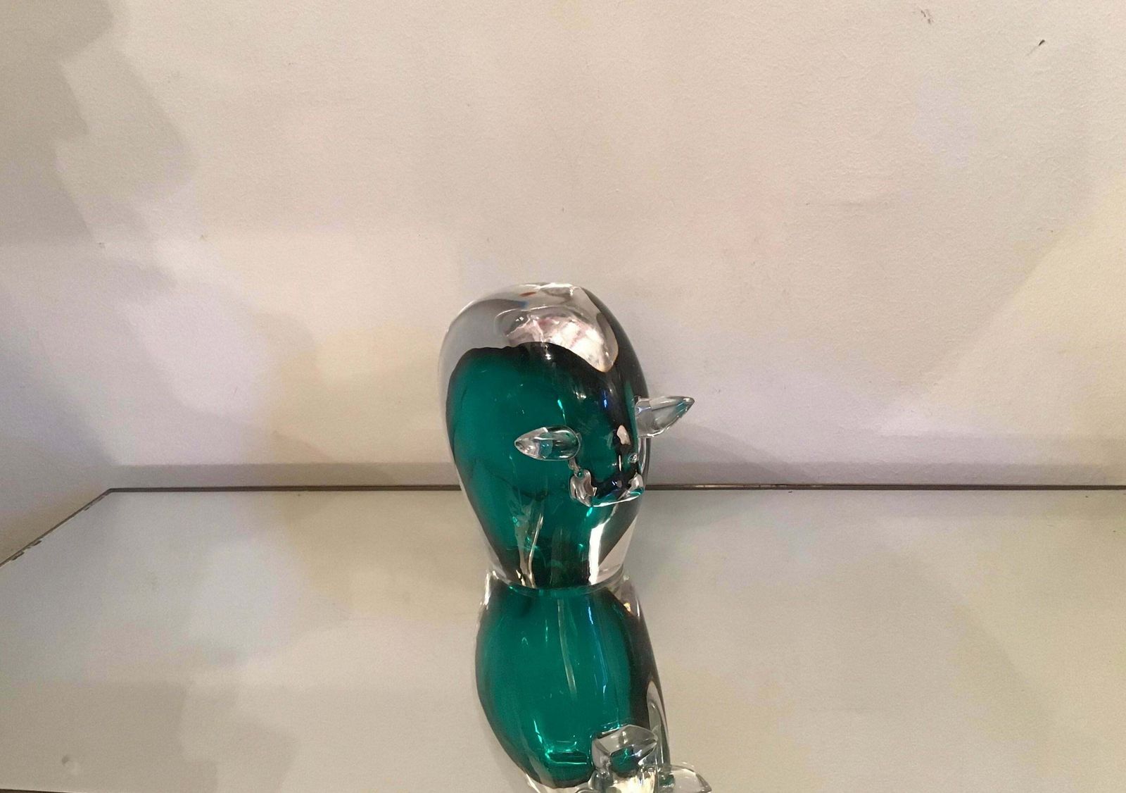Flavio Poli Bull Murano Glass, 1950, Italy photo Art