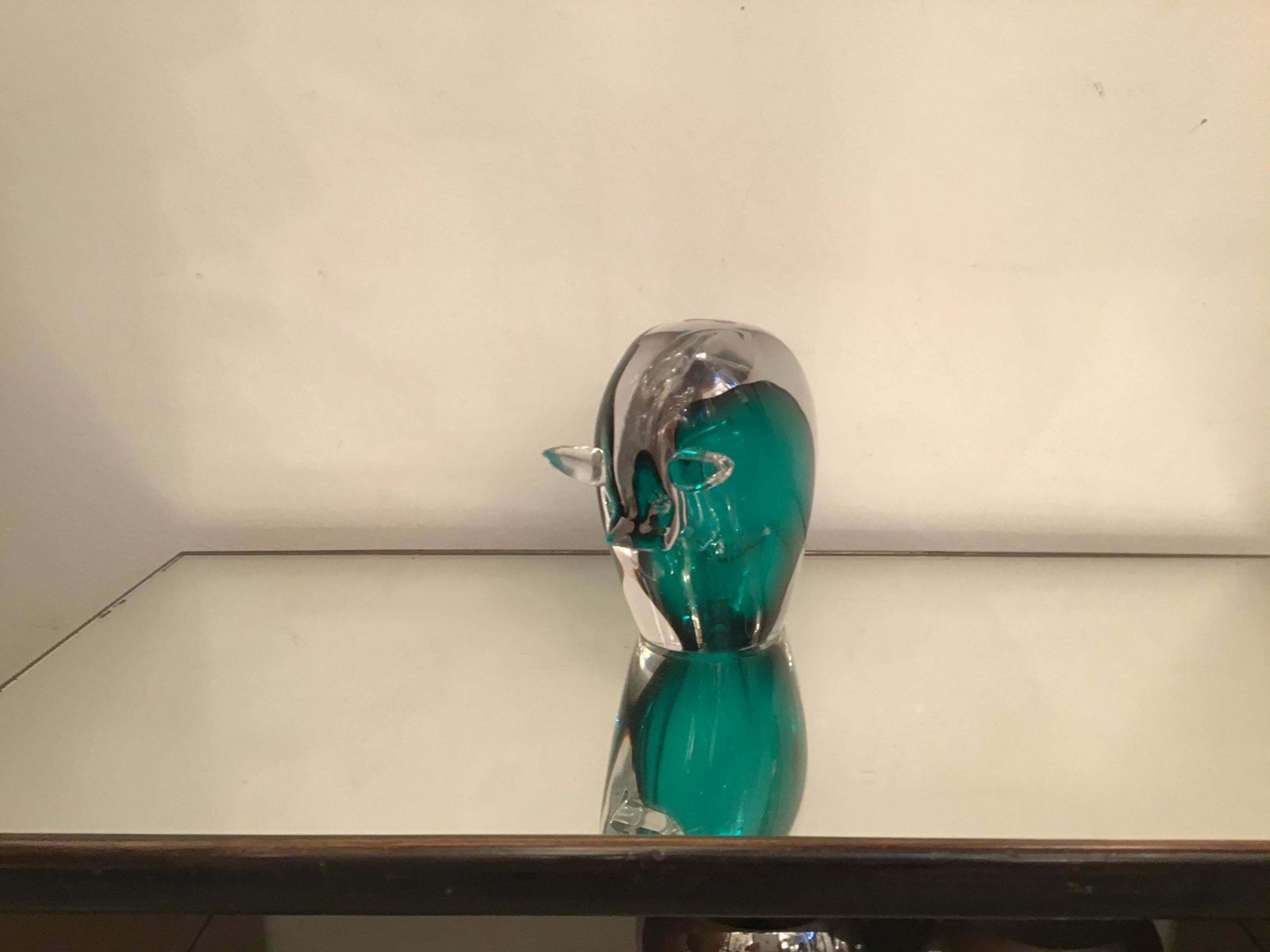Flavio Poli Bull Murano Glass, 1950, Italy photo vinterior