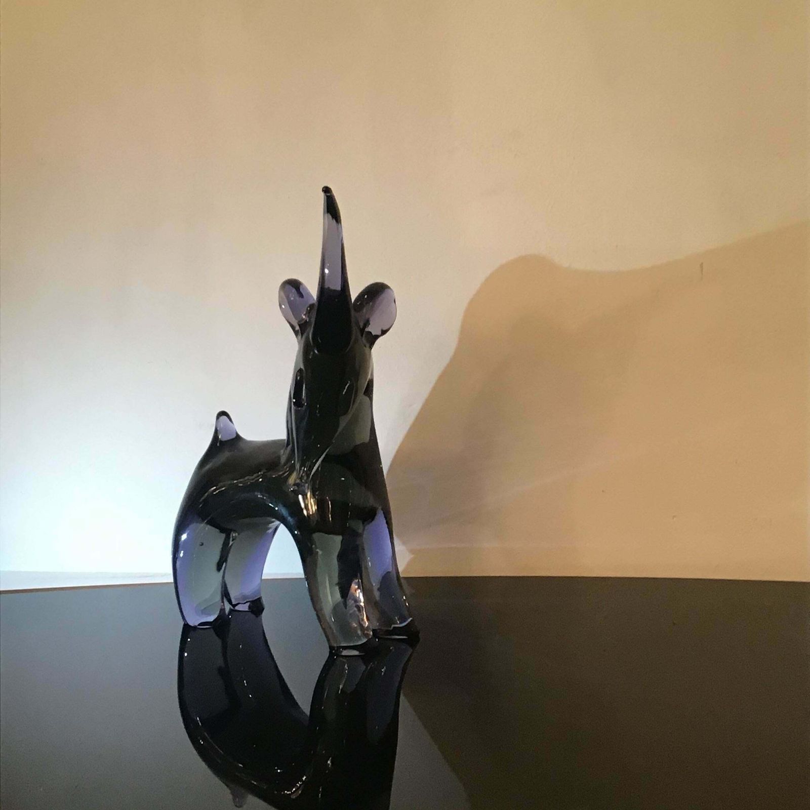 photo for sale Seguso “Unicorno “Glass 1955 Italy