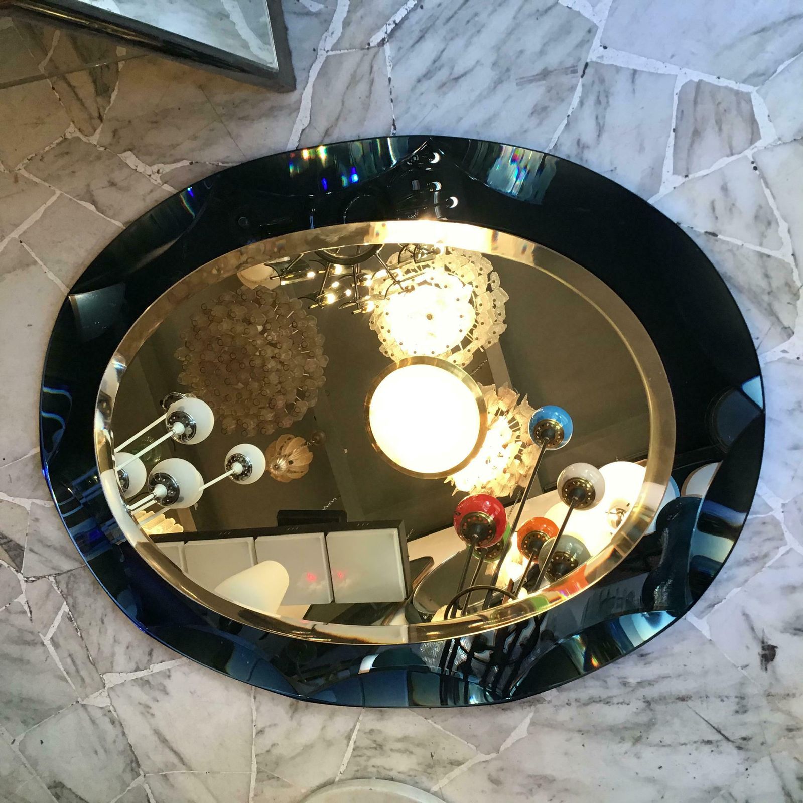 photo buy Cristal Arte Mirror Glass Mirror Iron 1950 Italy