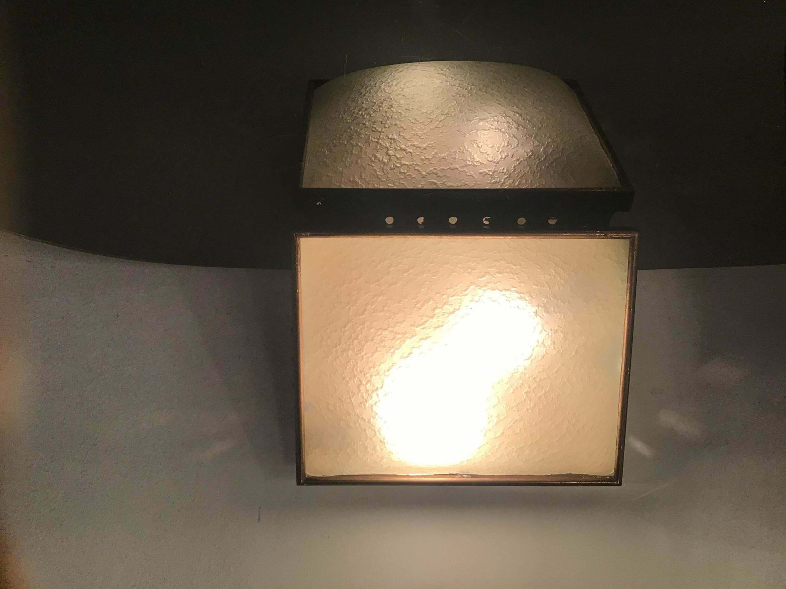 Lighting Stilnovo Sconce/Ceilling Light Brass Glass Metal 1950 Italy photo