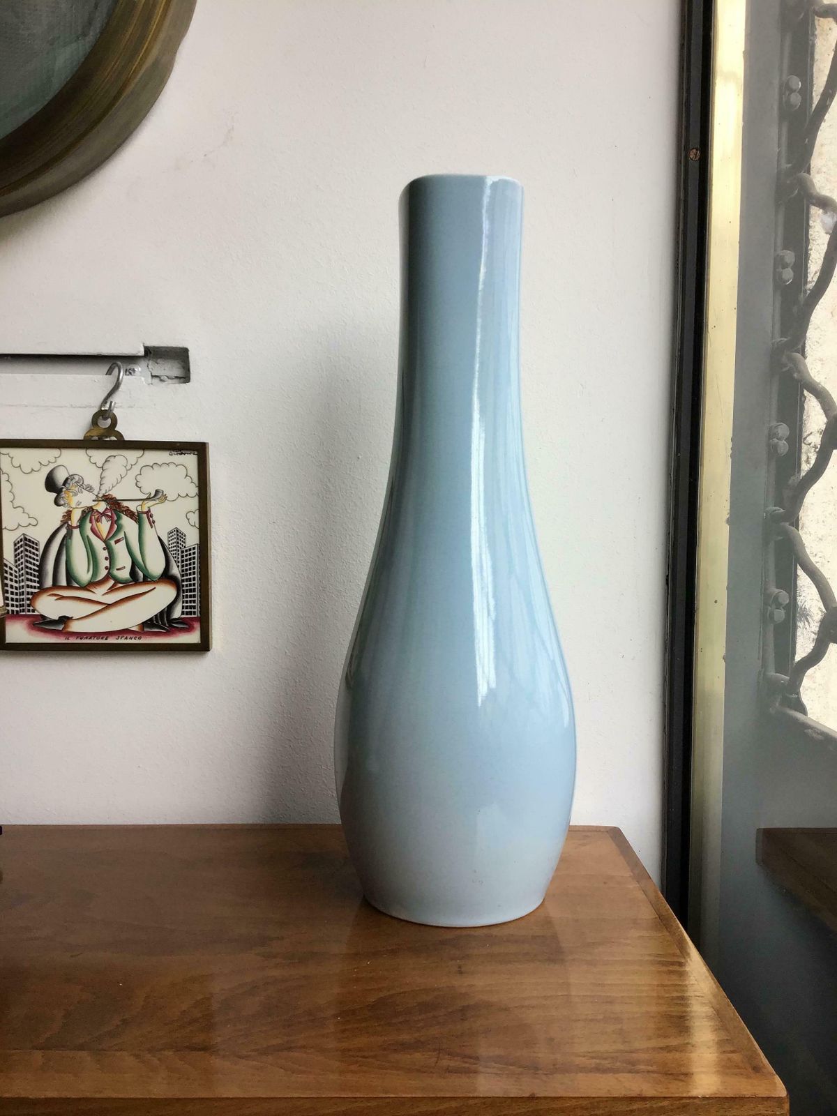 Richard Ginori Giovanni Gariboldi Vase Ceramic, 1950, Italy photo Home Decor