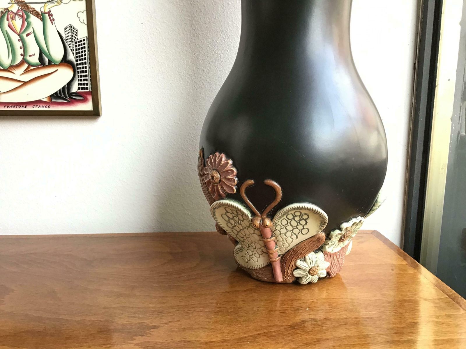 Richard Ginori Giovanni Gariboldi Ceramic Vase, 1950, Italy photo 2531.0