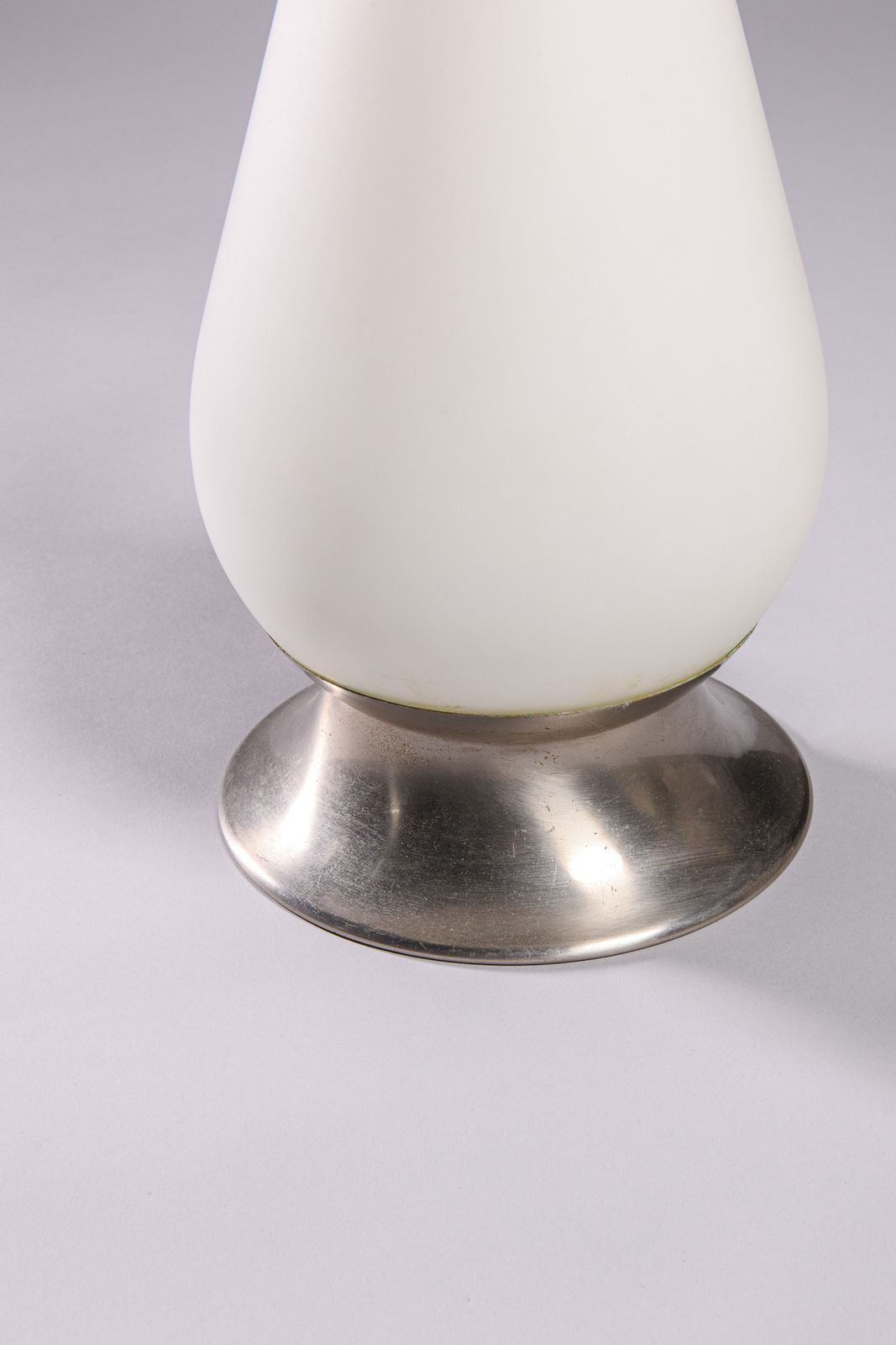 Table Lamp In Aluminum And Glass By Stilnovo, Italy, 1960s photo Lighting