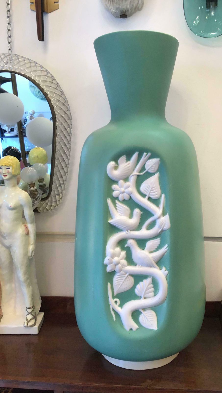 photo for sale Richard Ginori Giovanni Gariboldi Vase Ceramic 1938 Italy