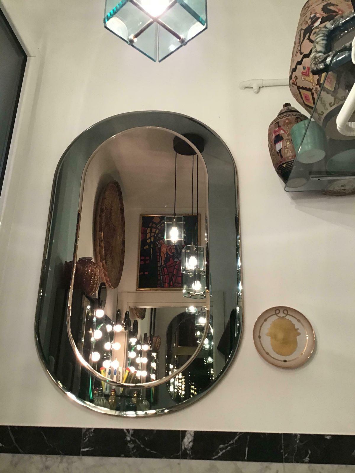 photo furniture Cristal Arte Mirror Glass Wood, 1955, Italy