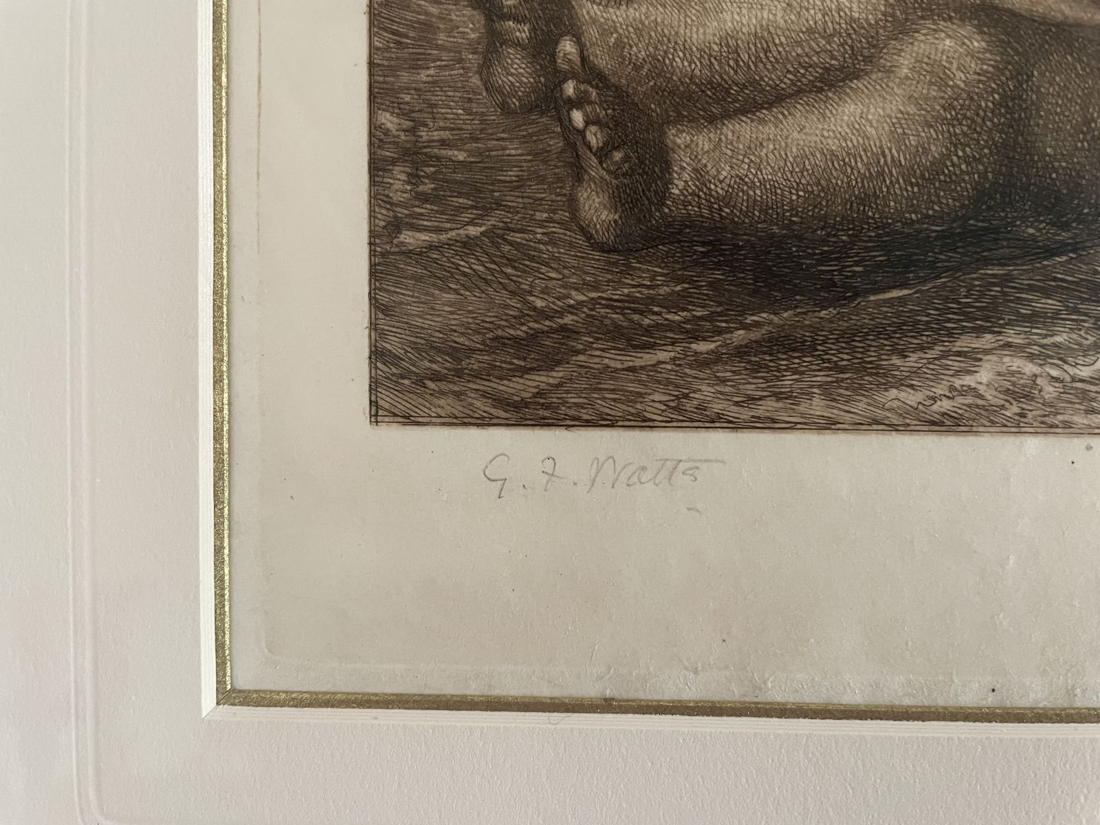 photo furniture R W Macbeth After G F Watts   A Greek Idyll   1903 Engraving