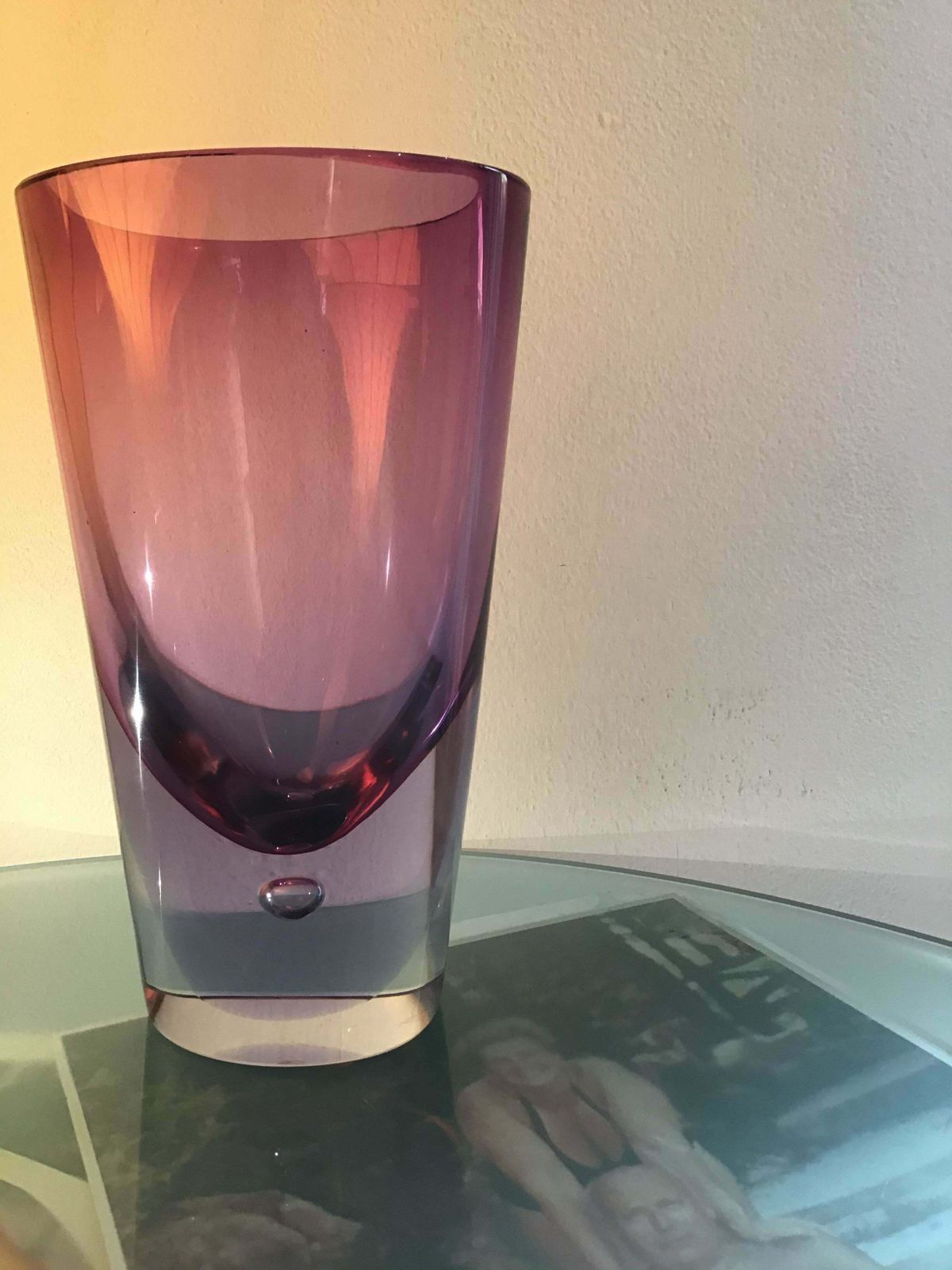 photo buy Seguso Flavio Poli Vase Glass 1960 Italy