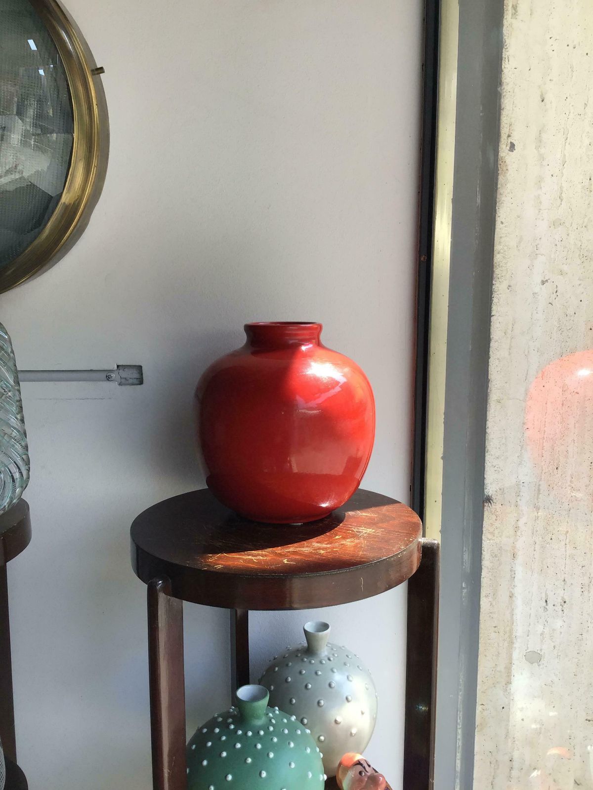 Richard Ginori Vase Giovanni Gariboldi Ceramic, 1950, Italy photo Home Decor